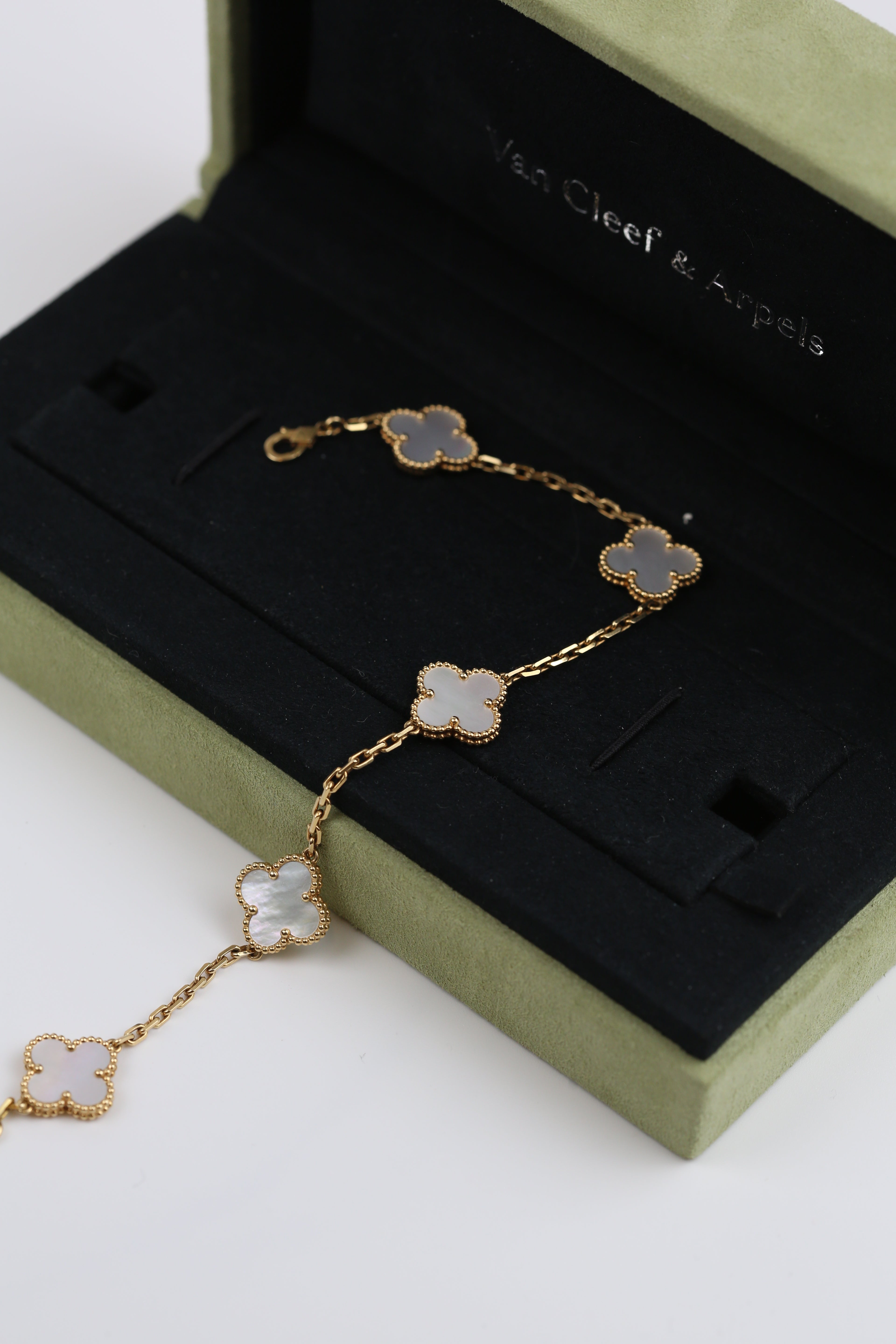 VCA mother of pearl bracelet