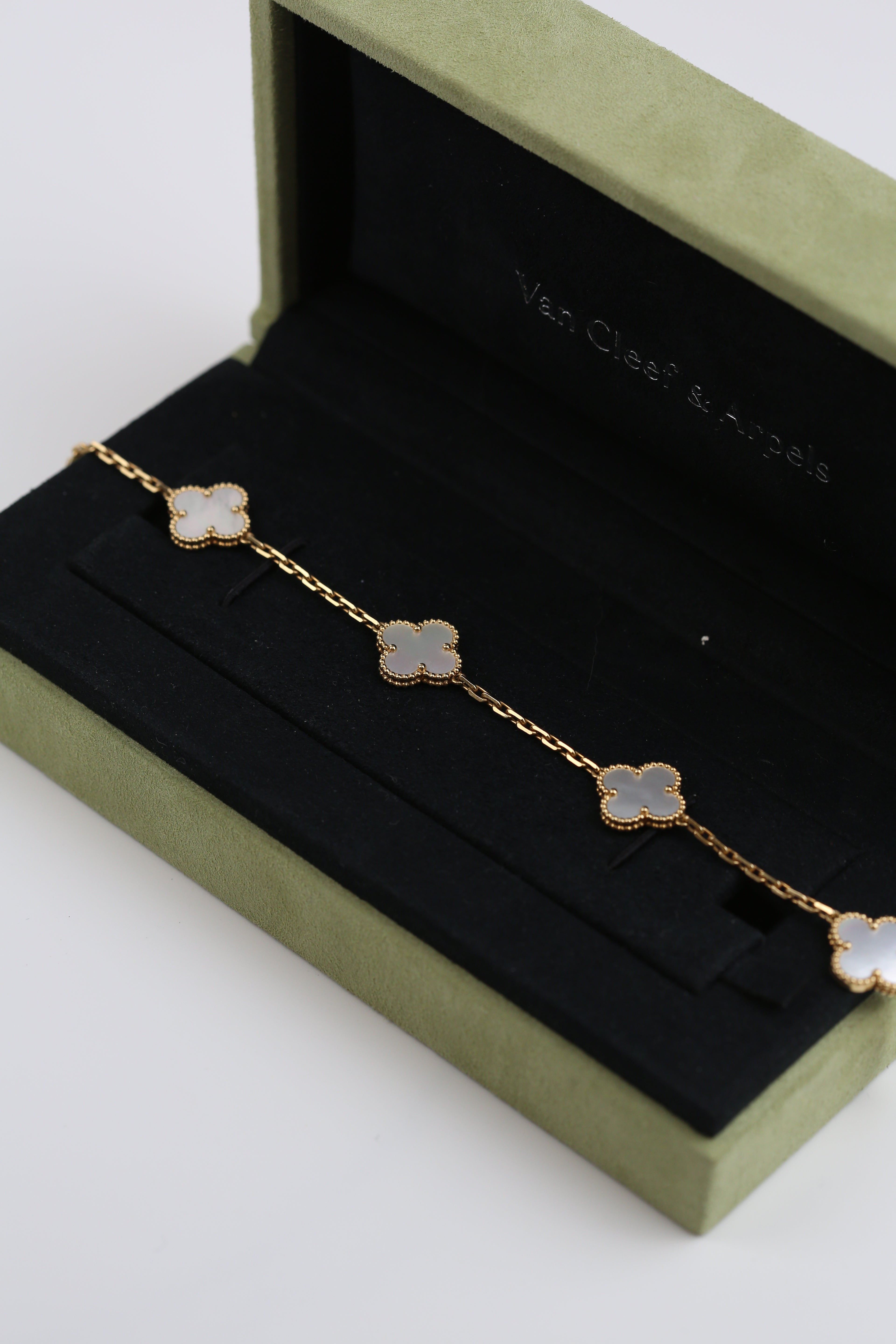 VCA mother of pearl bracelet