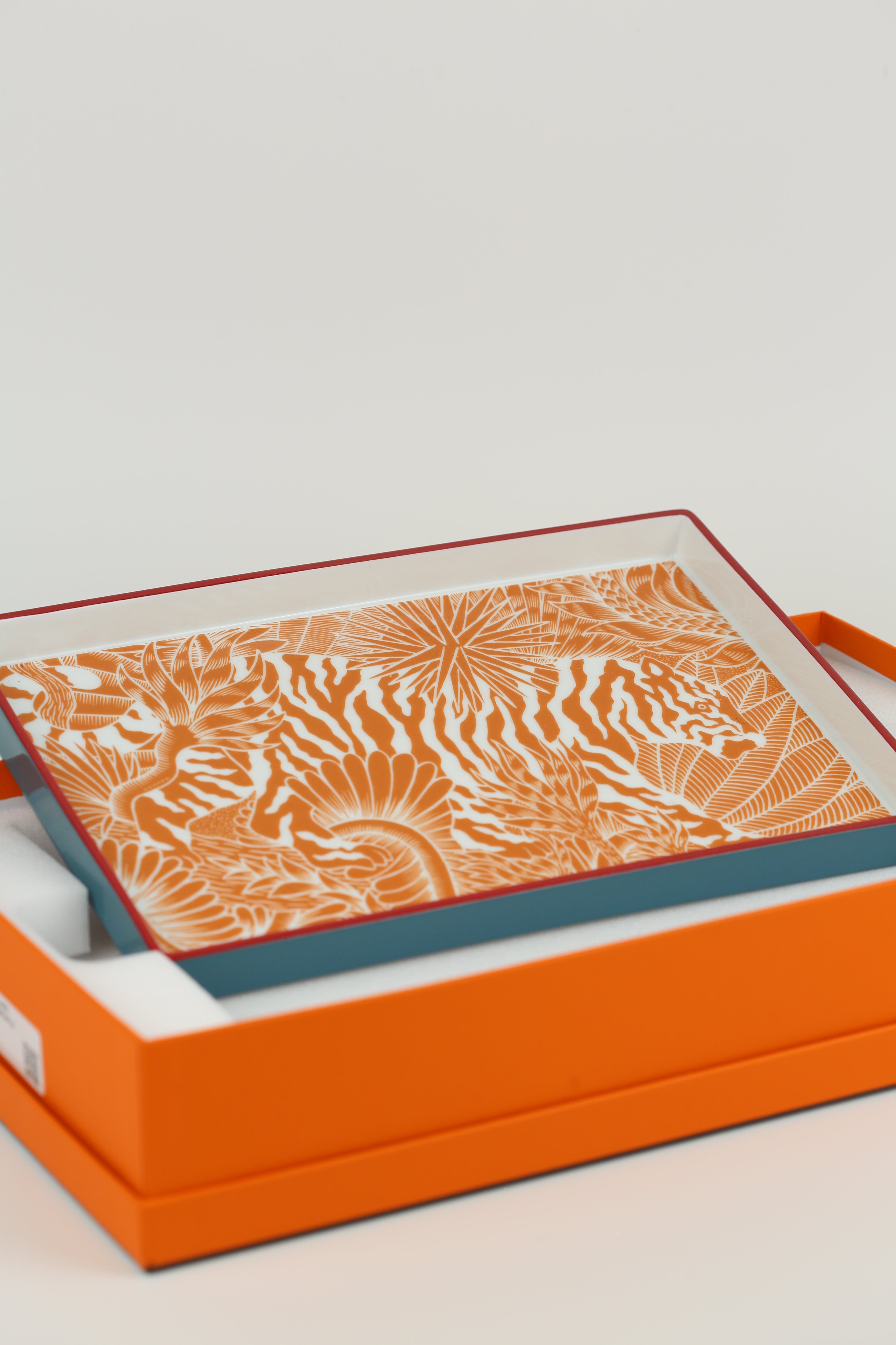 Deco tray orange