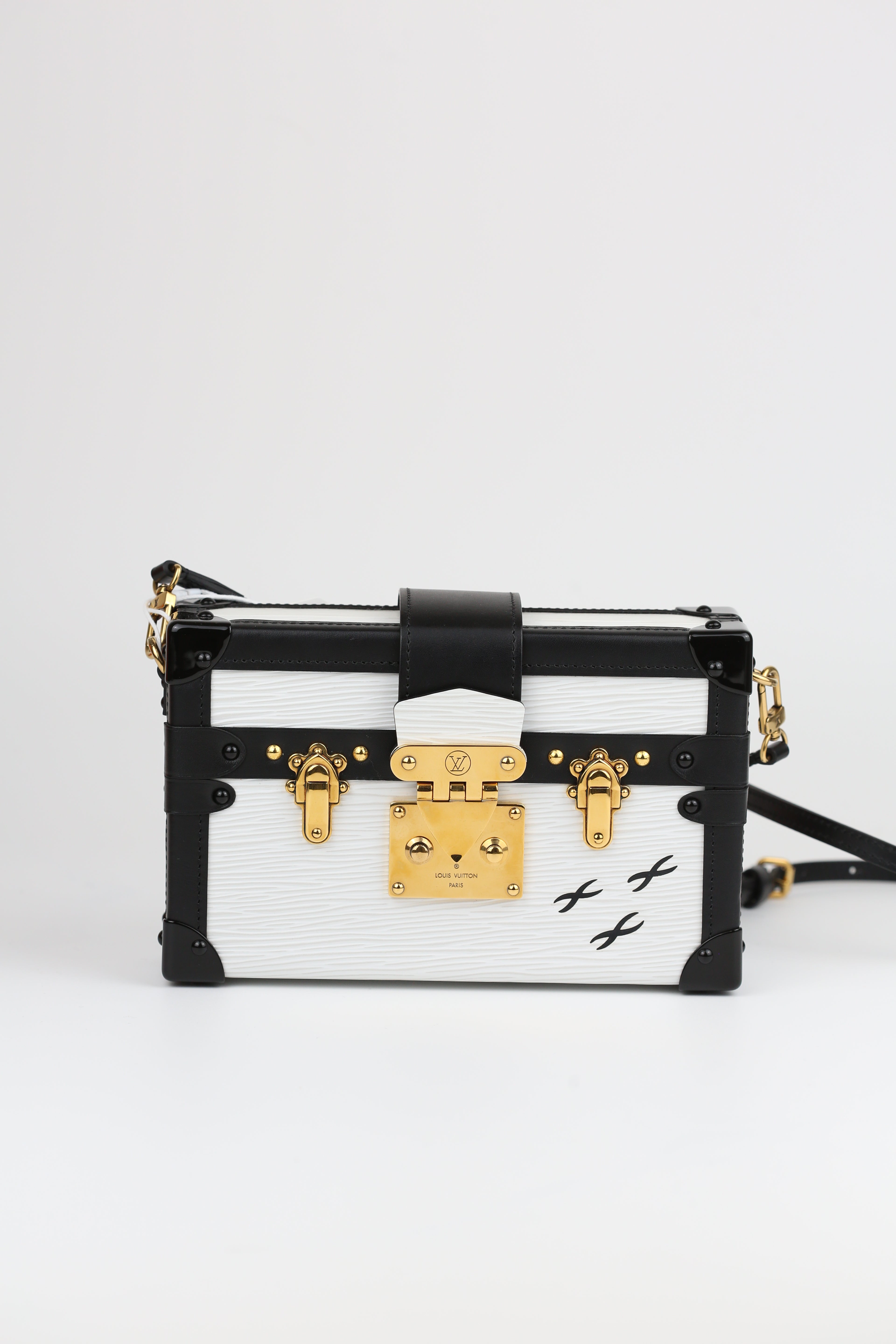 LOUIS VUITTON  Petite Malle Black & White