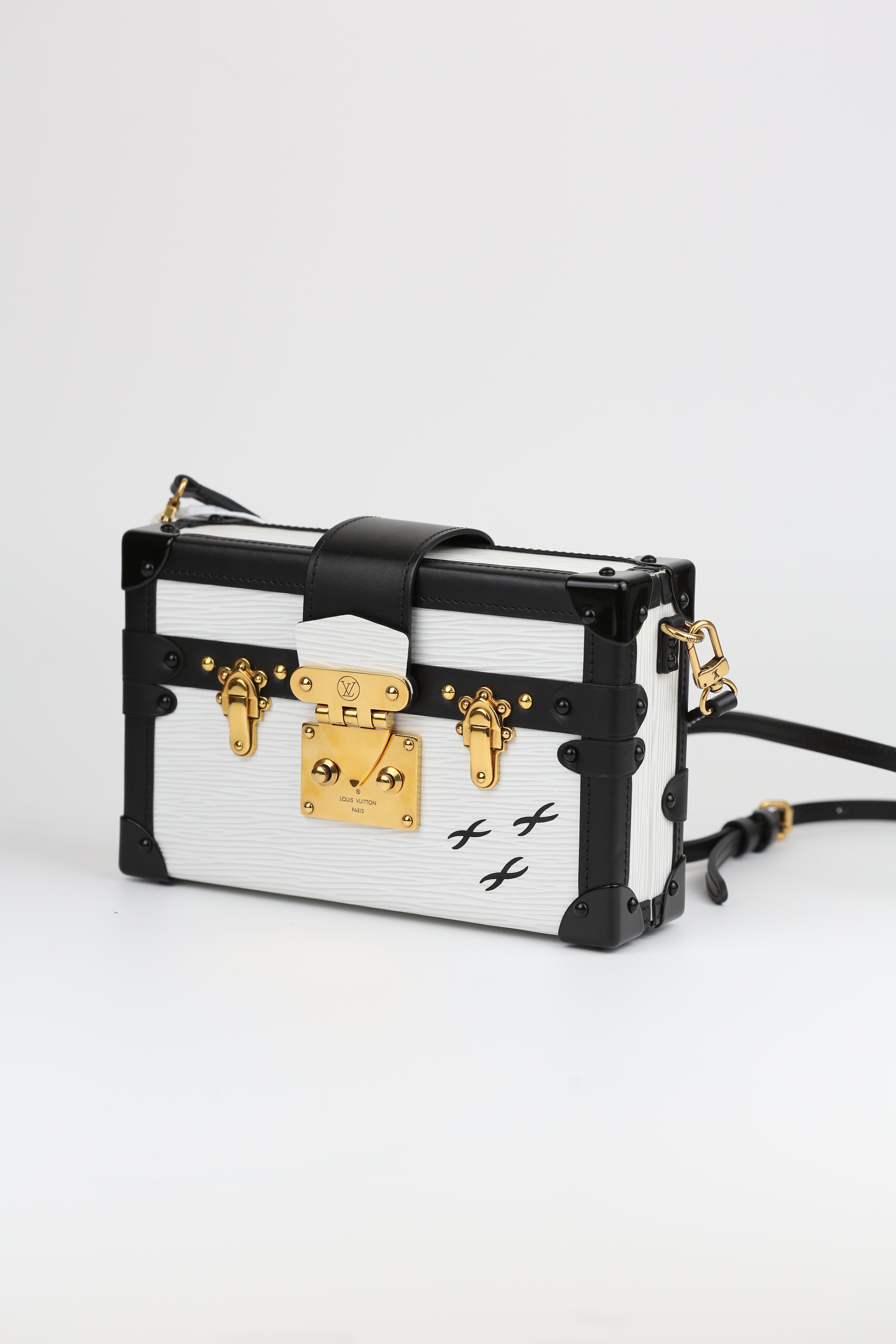 LOUIS VUITTON  Petite Malle Black & White