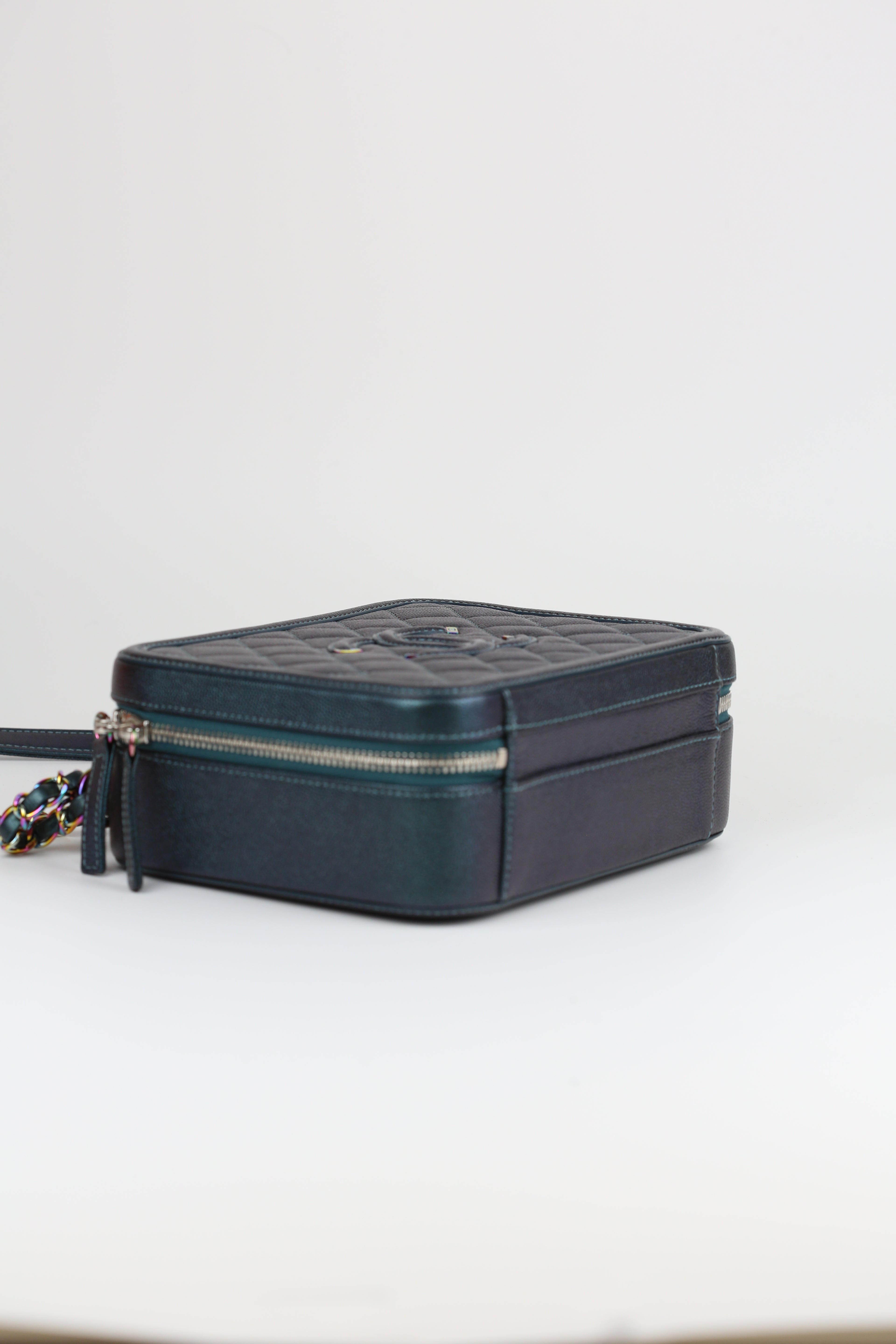 Chanel VanityCase M Dark Turquoide