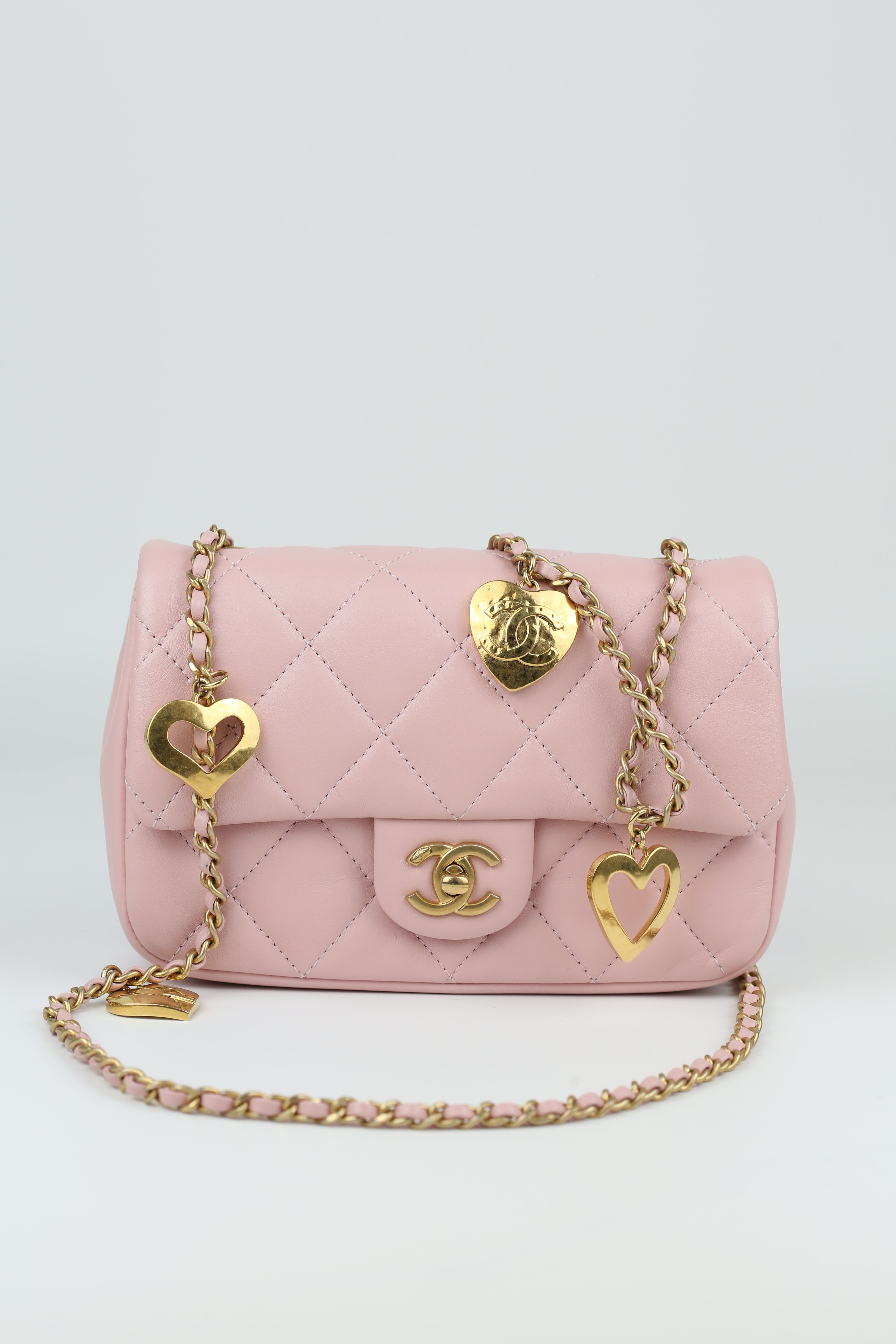 Chanel heart chain