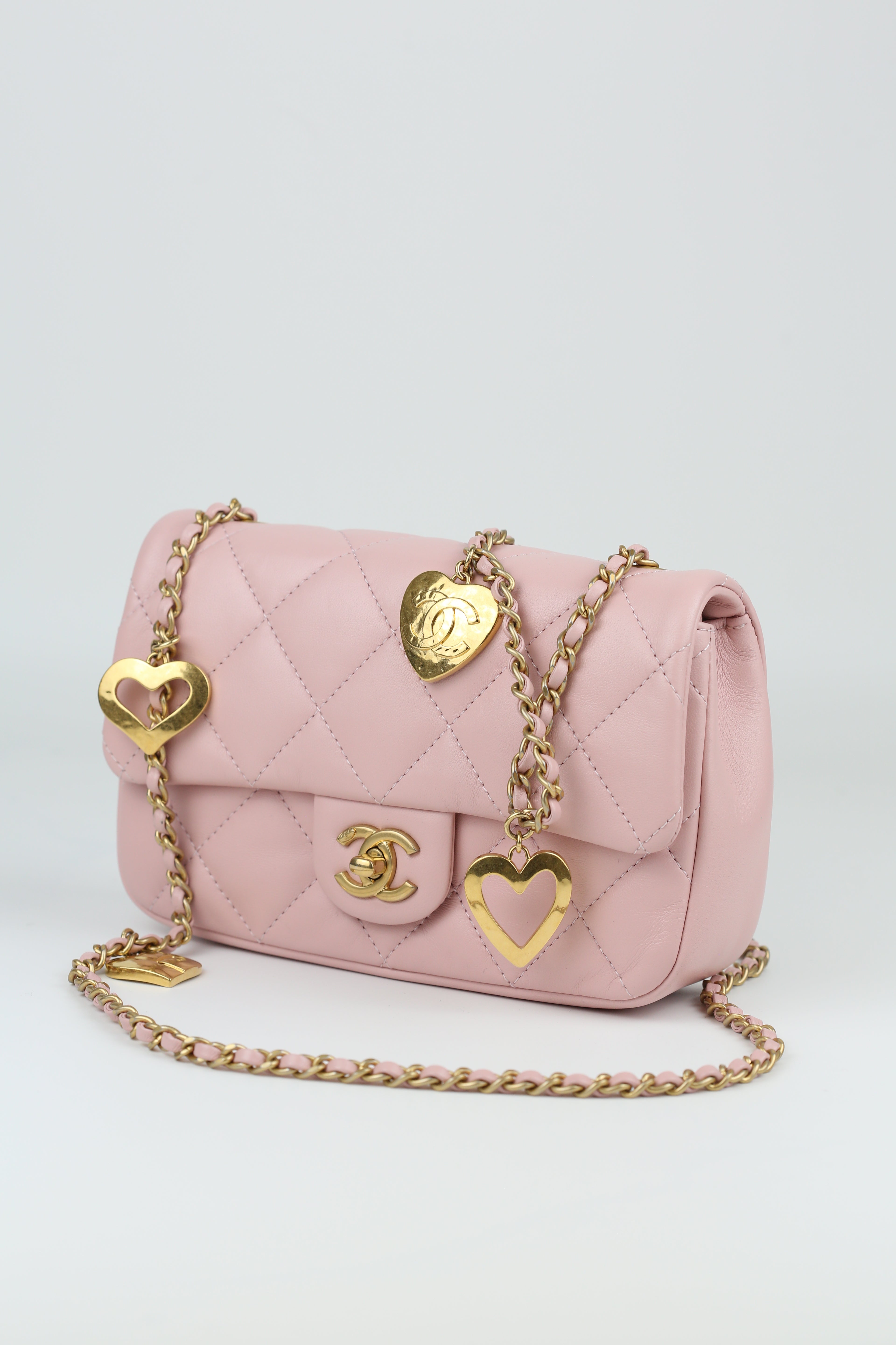 Chanel heart chain