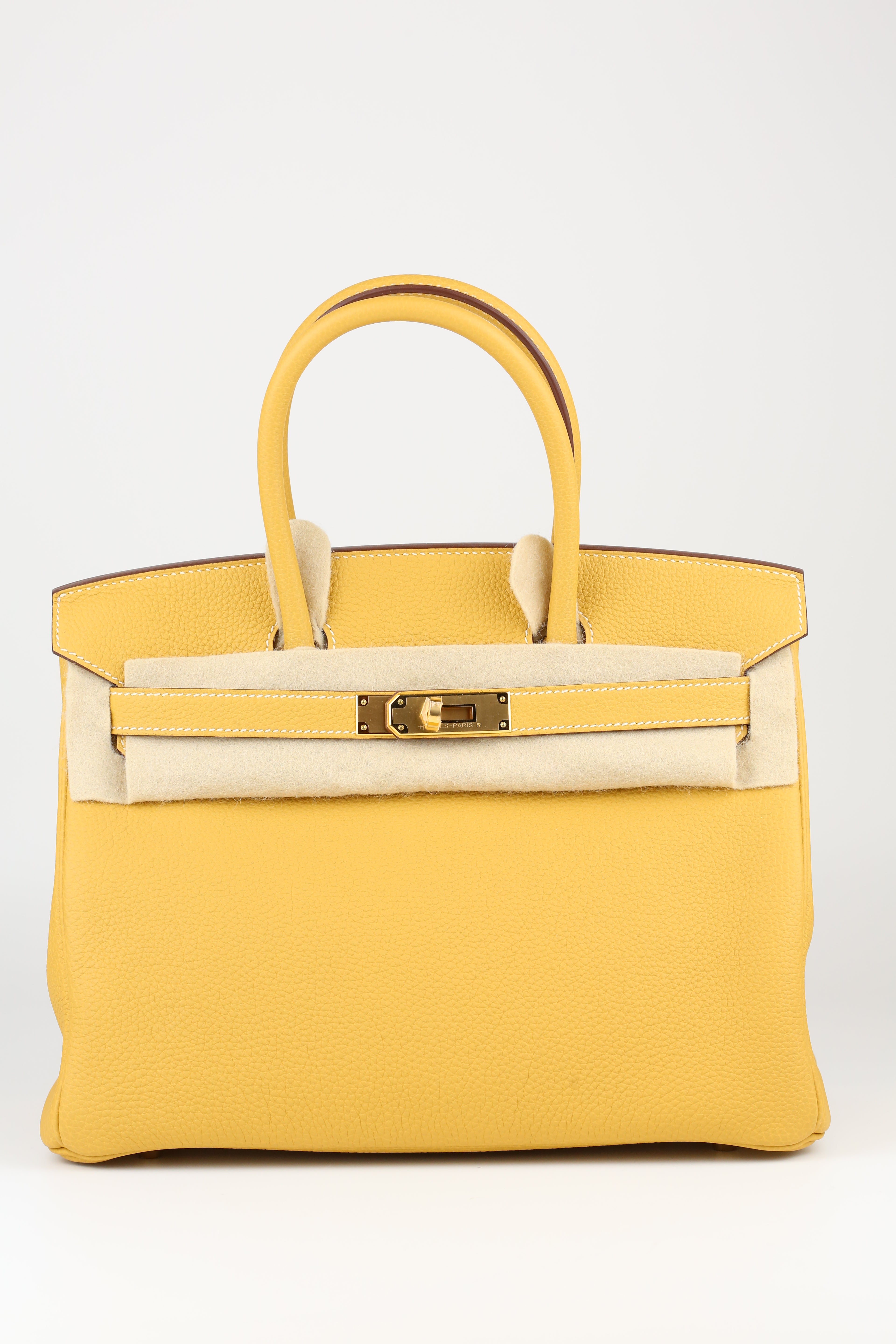 Hermes Box Birkin 30 Curry