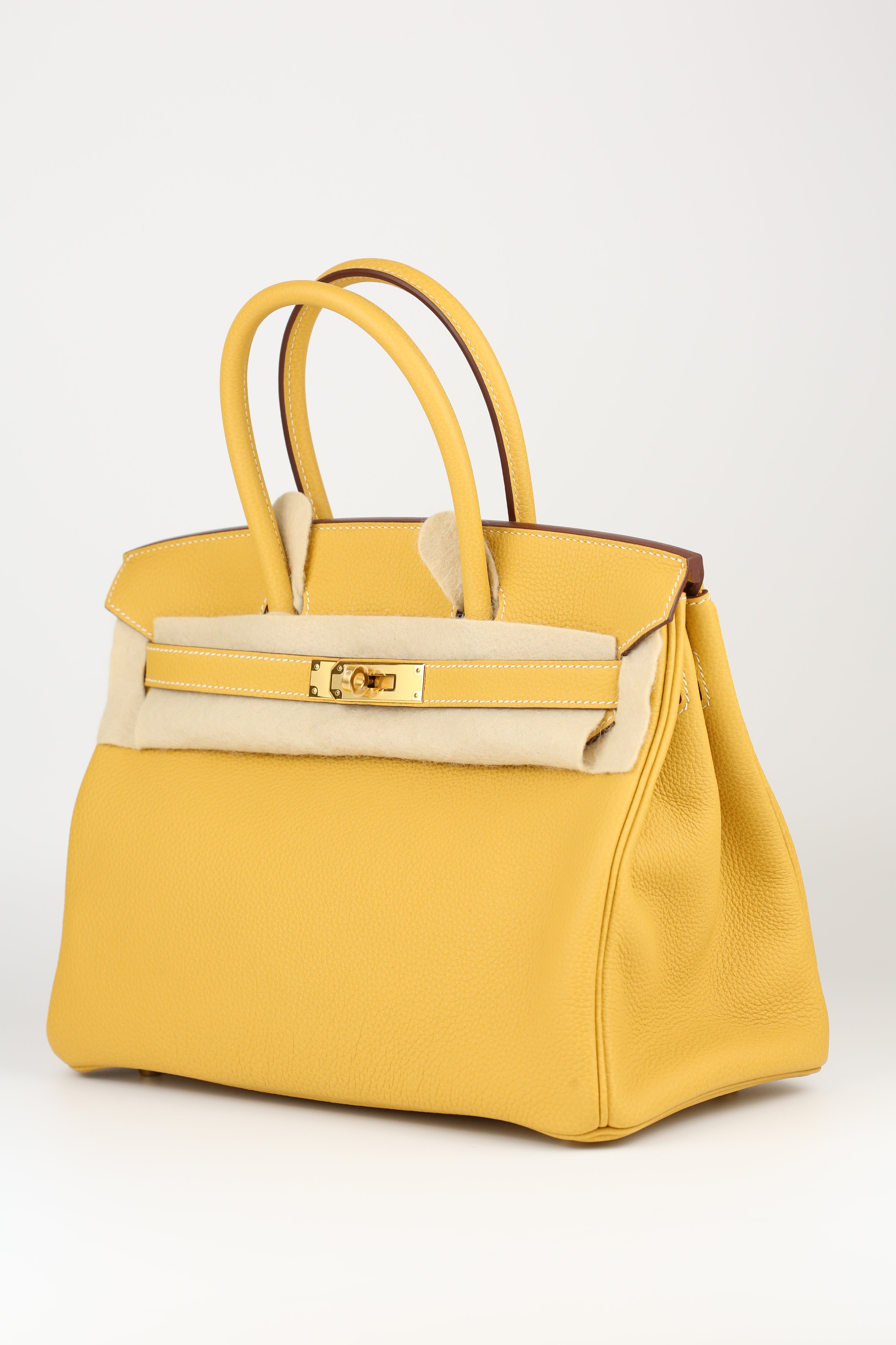 Hermes Box Birkin 30 Curry