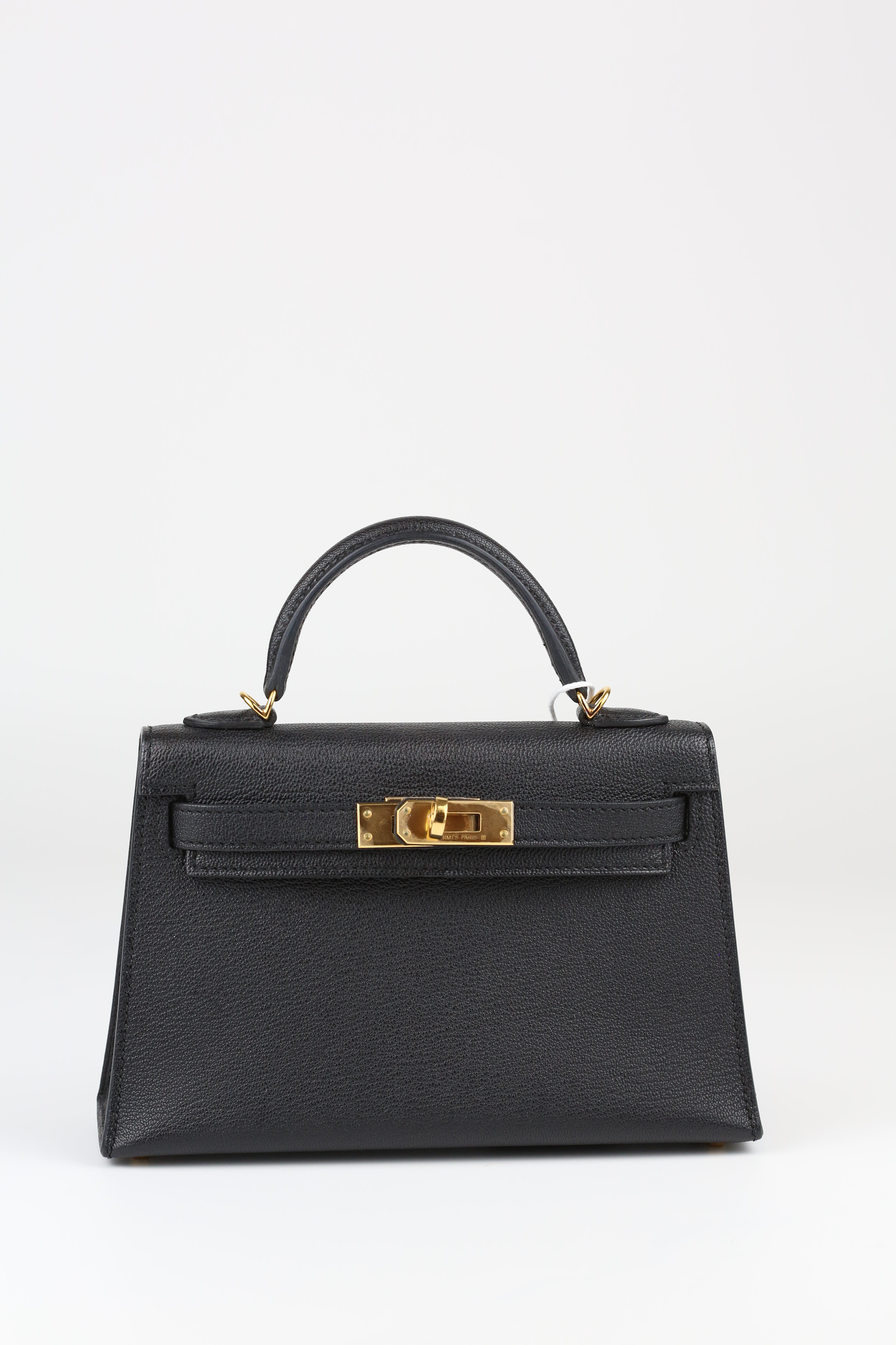 Hermes black Mini Kelly