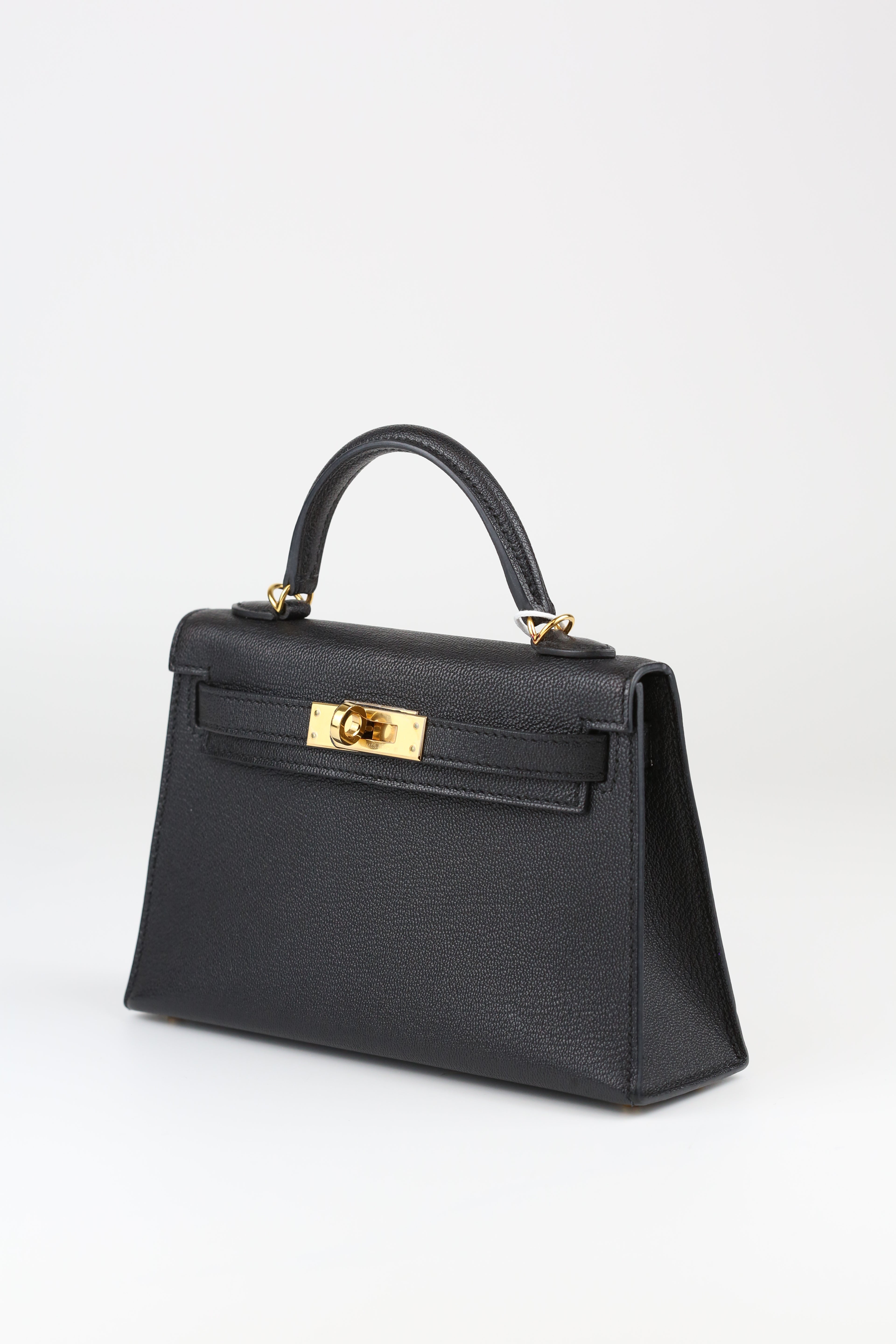 Hermes black Mini Kelly