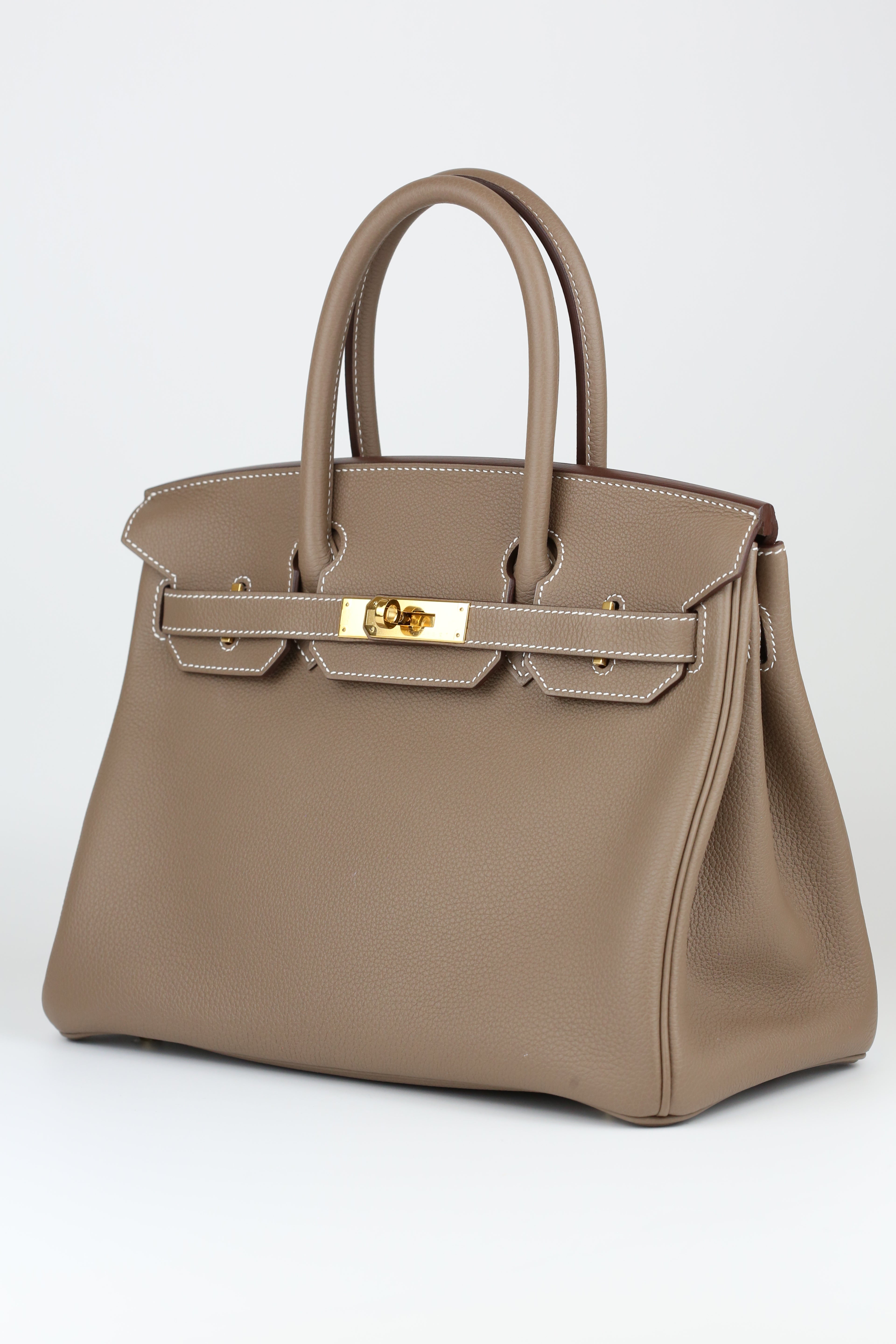 Hermes Togo Birkin  30 Etoupe