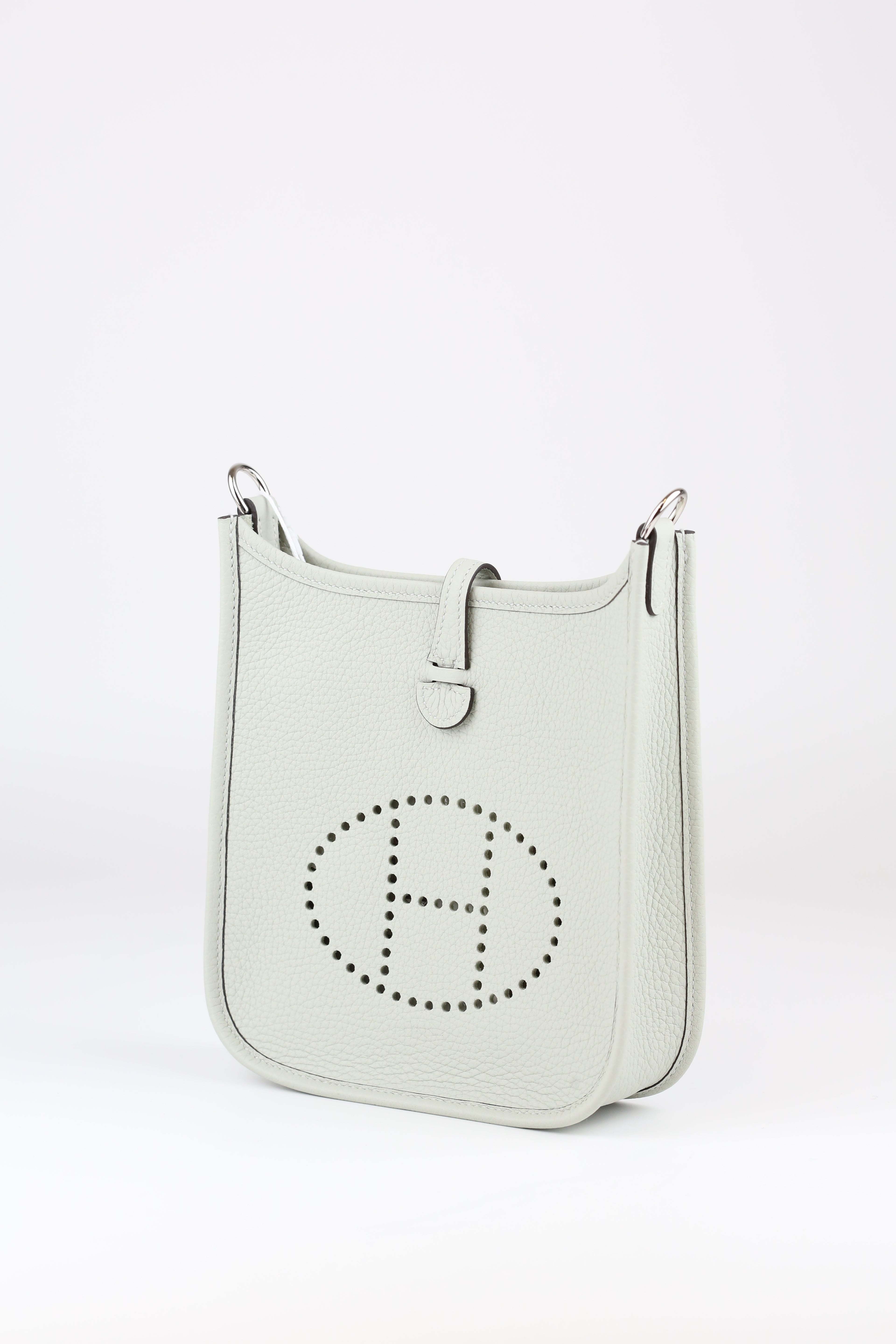 Hermes Mini Evelyne Gris Neve