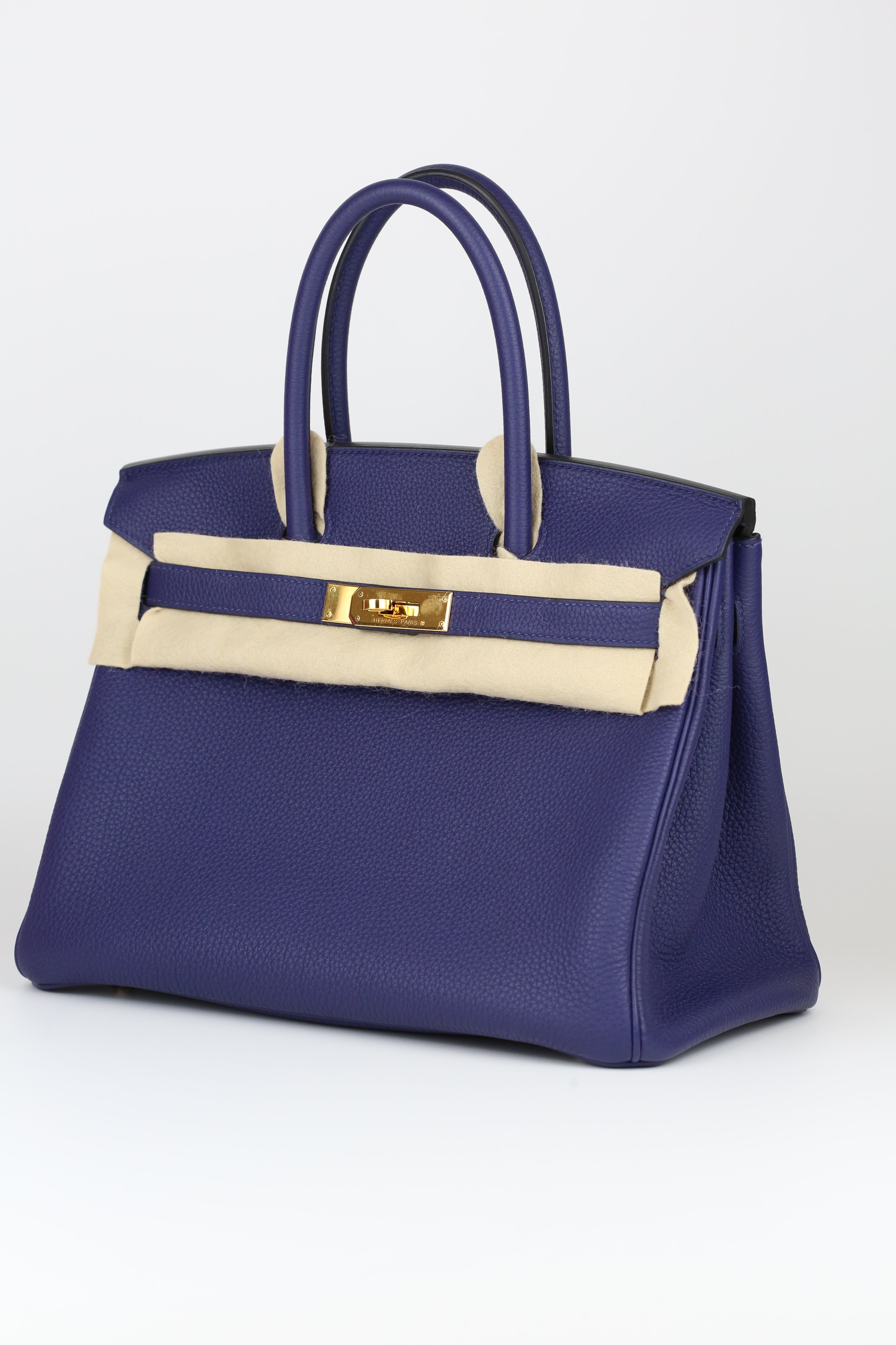 Hermes Birkin 30 Bleu Encre