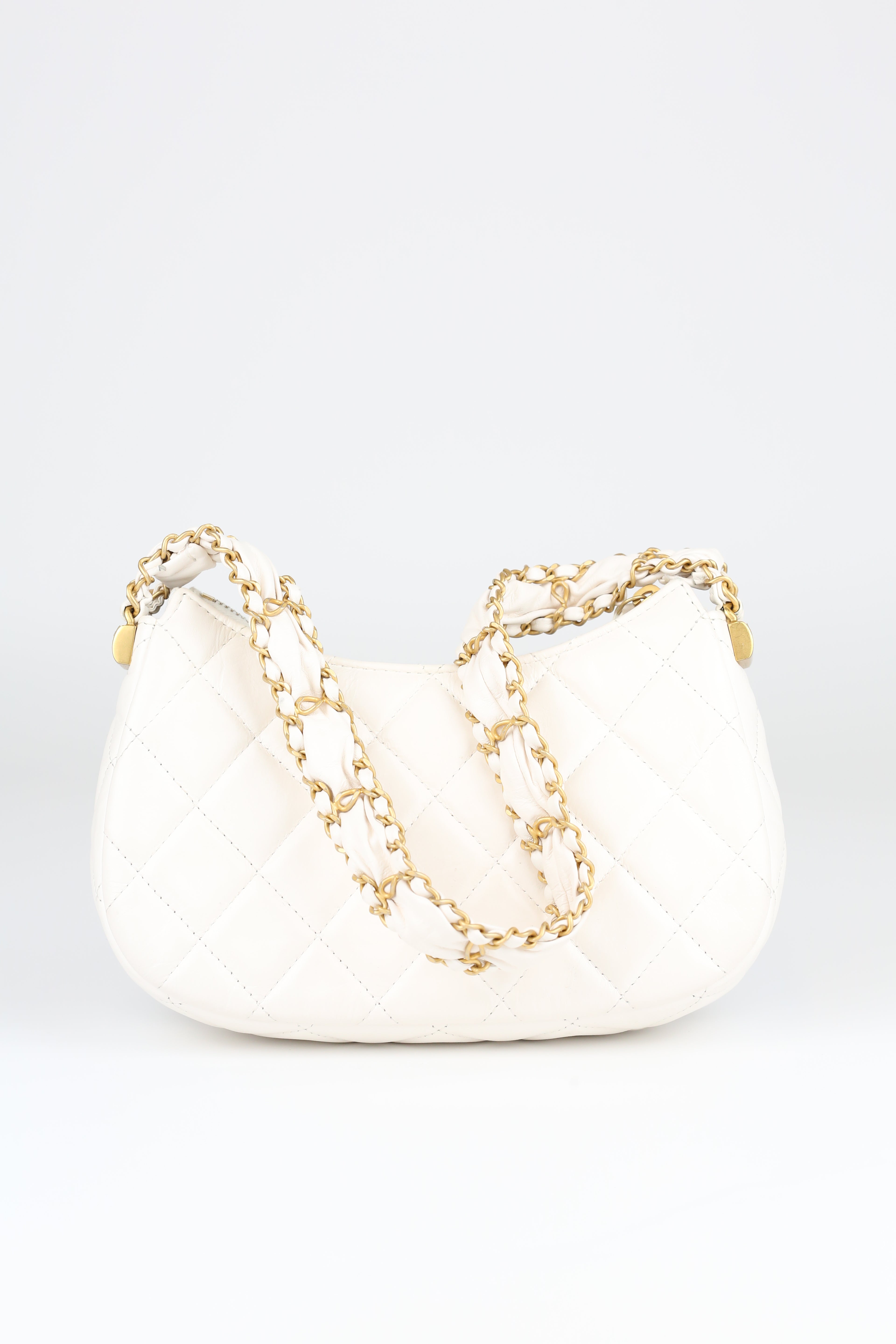 Chanel Hobo White