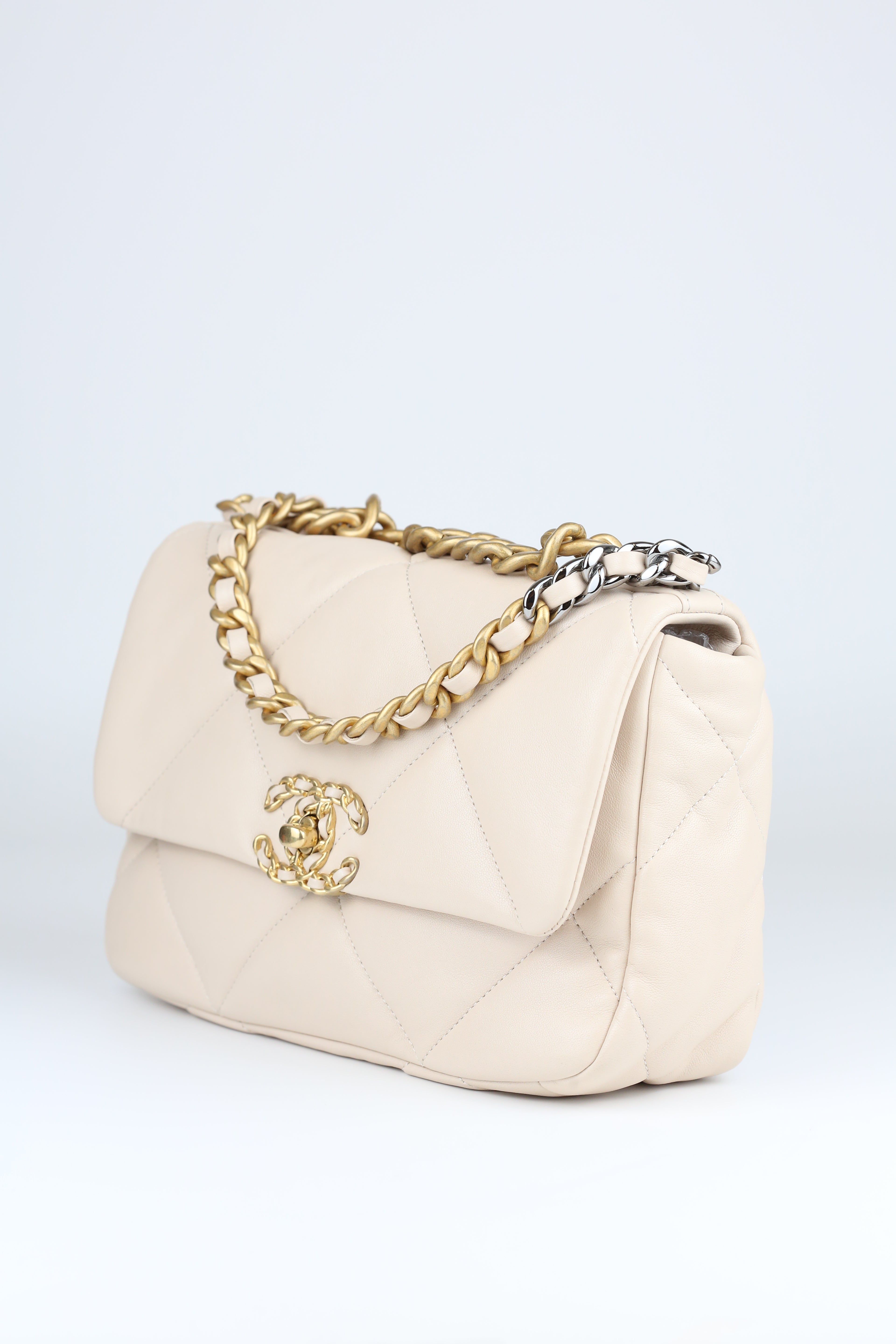 Chanel 19 Bag Nude