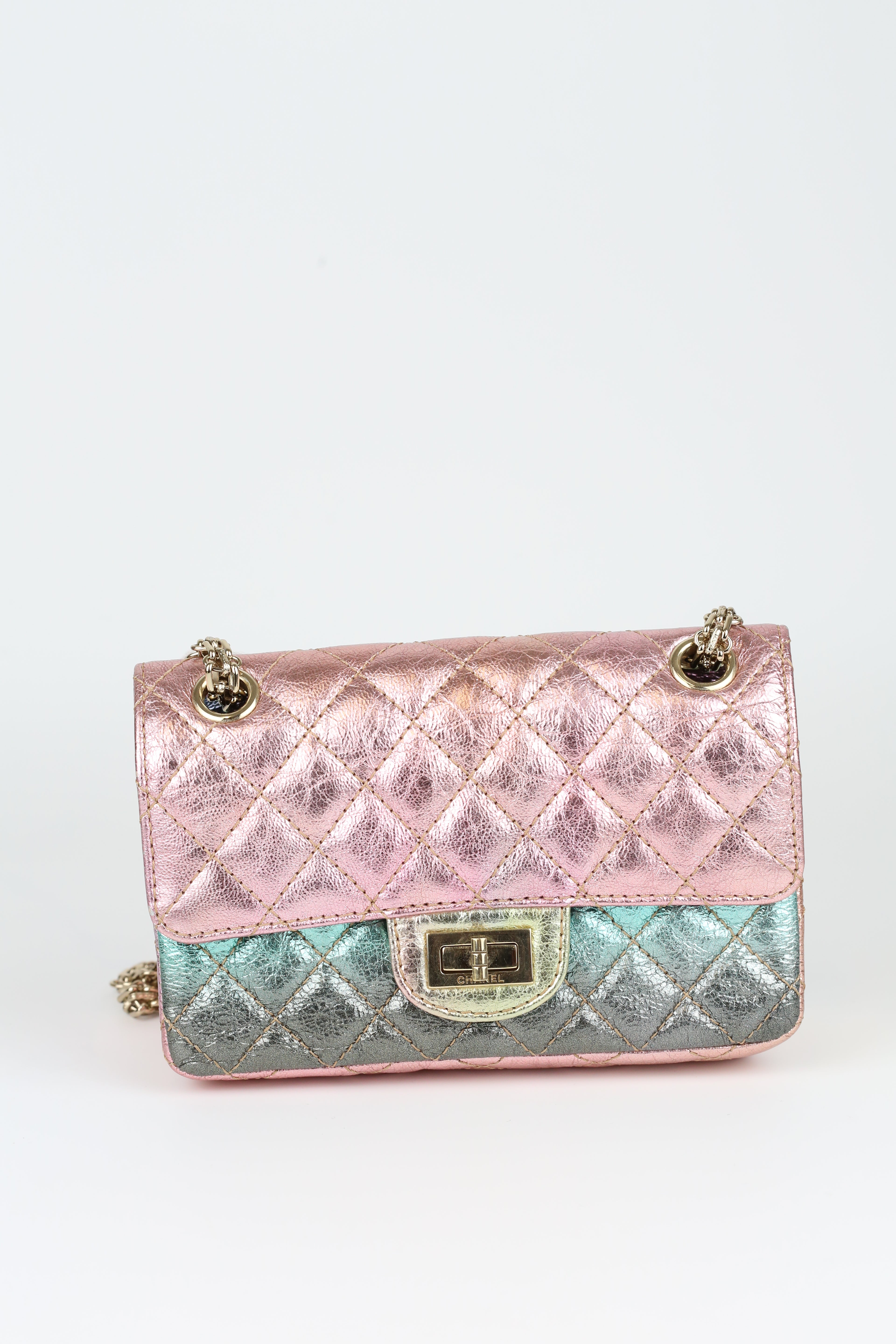 Chanel 2.55 mini Rainbow color