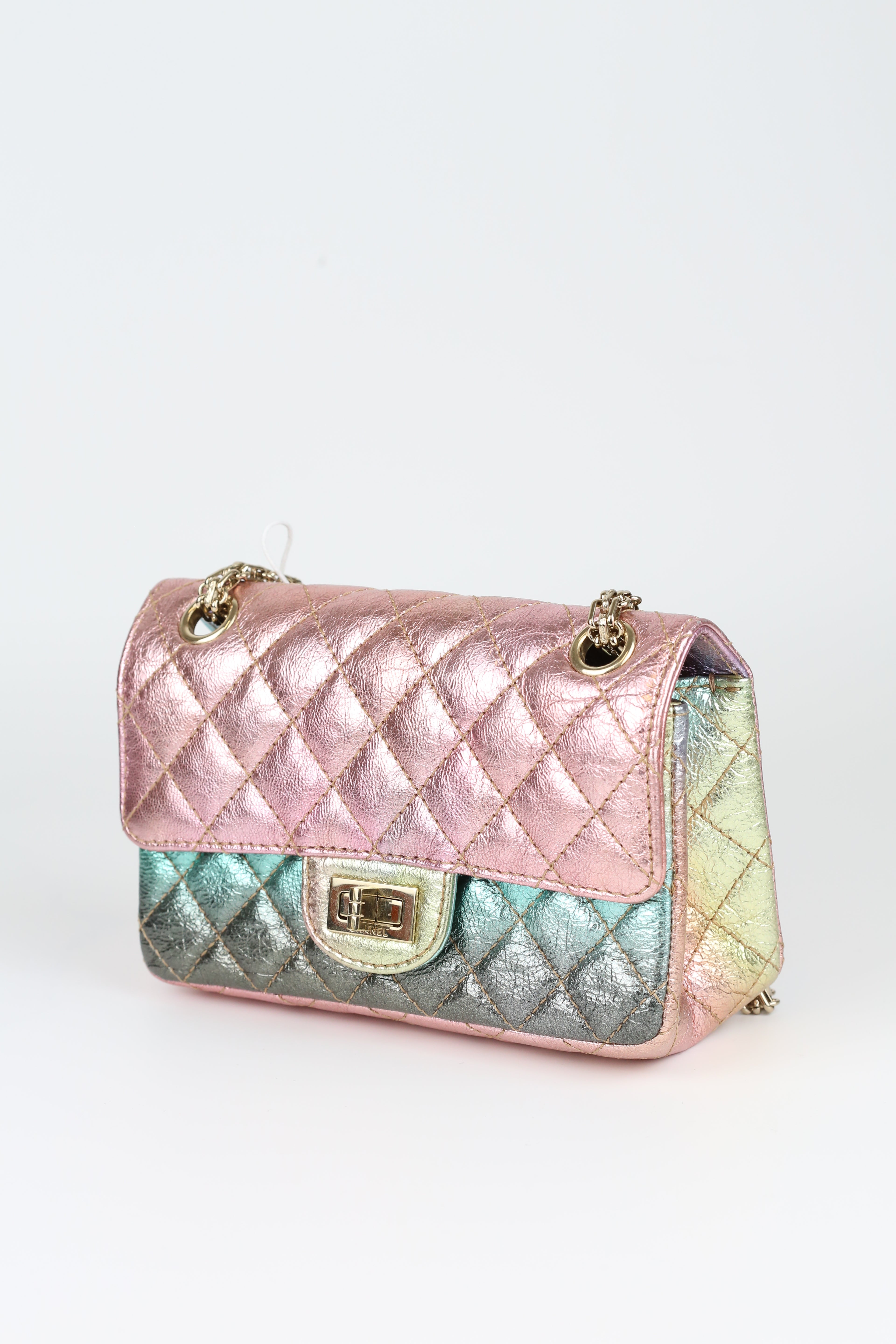 Chanel 2.55 mini Rainbow color