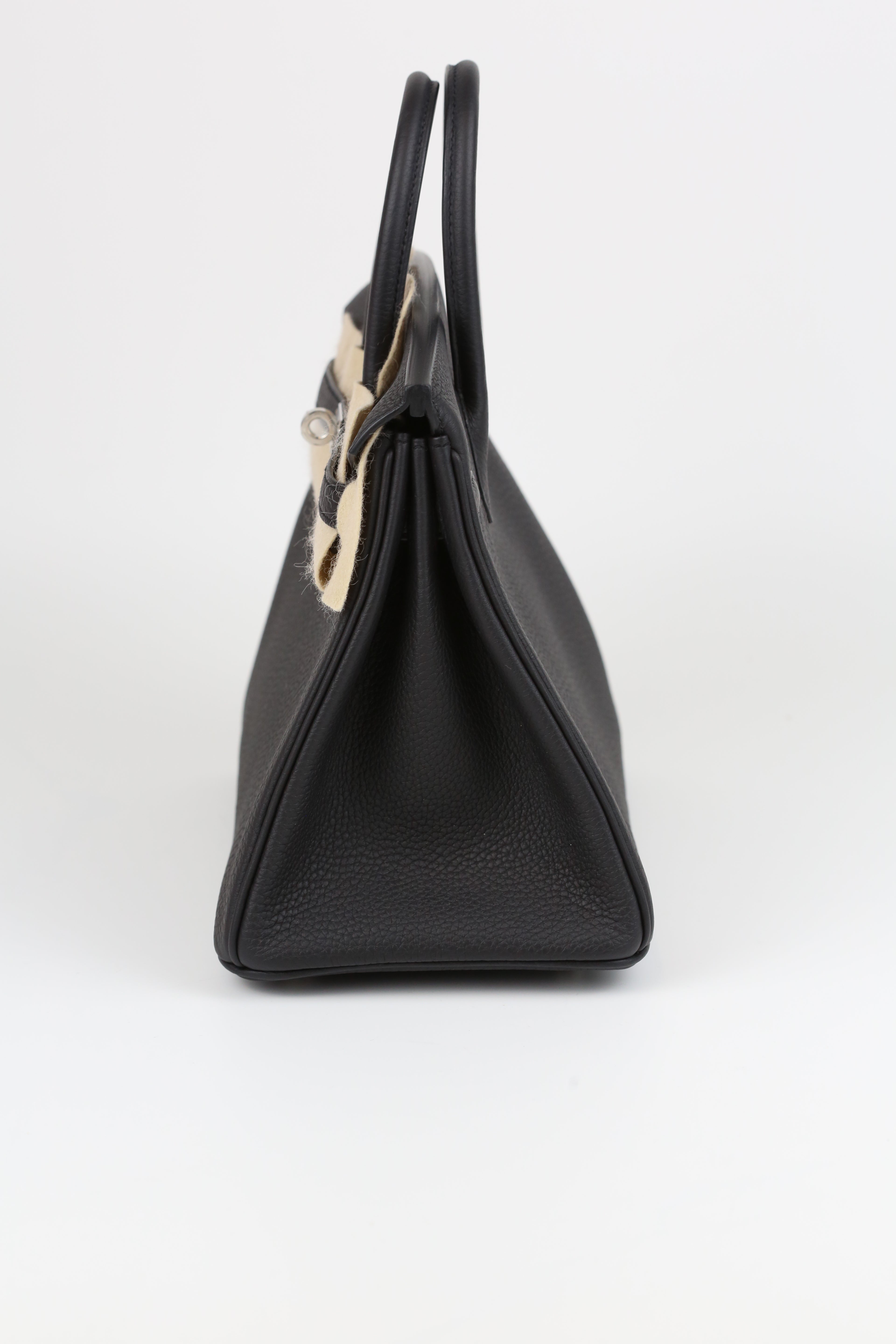 Hermes Birkin Black Silver