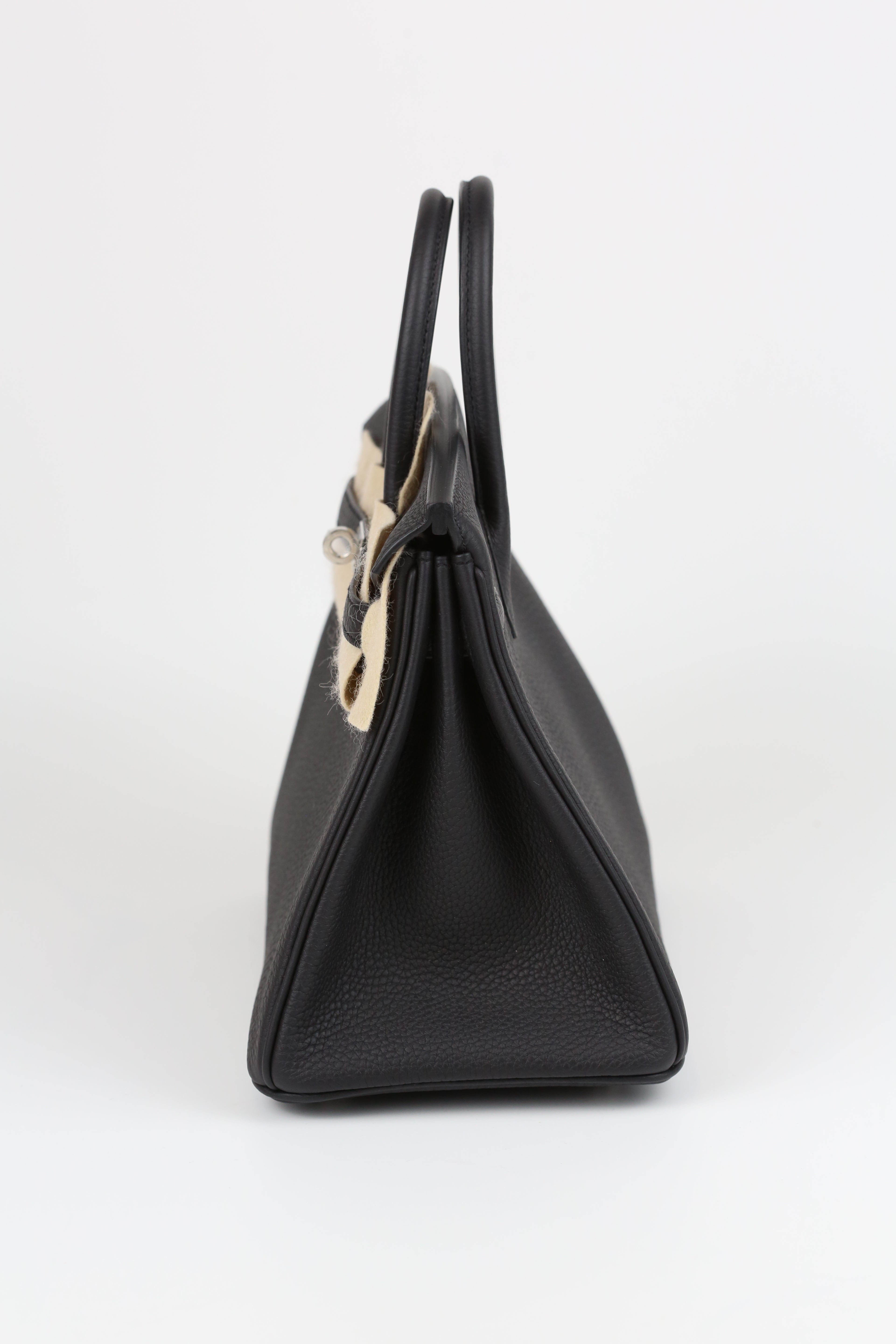 Hermes Birkin Black Silver