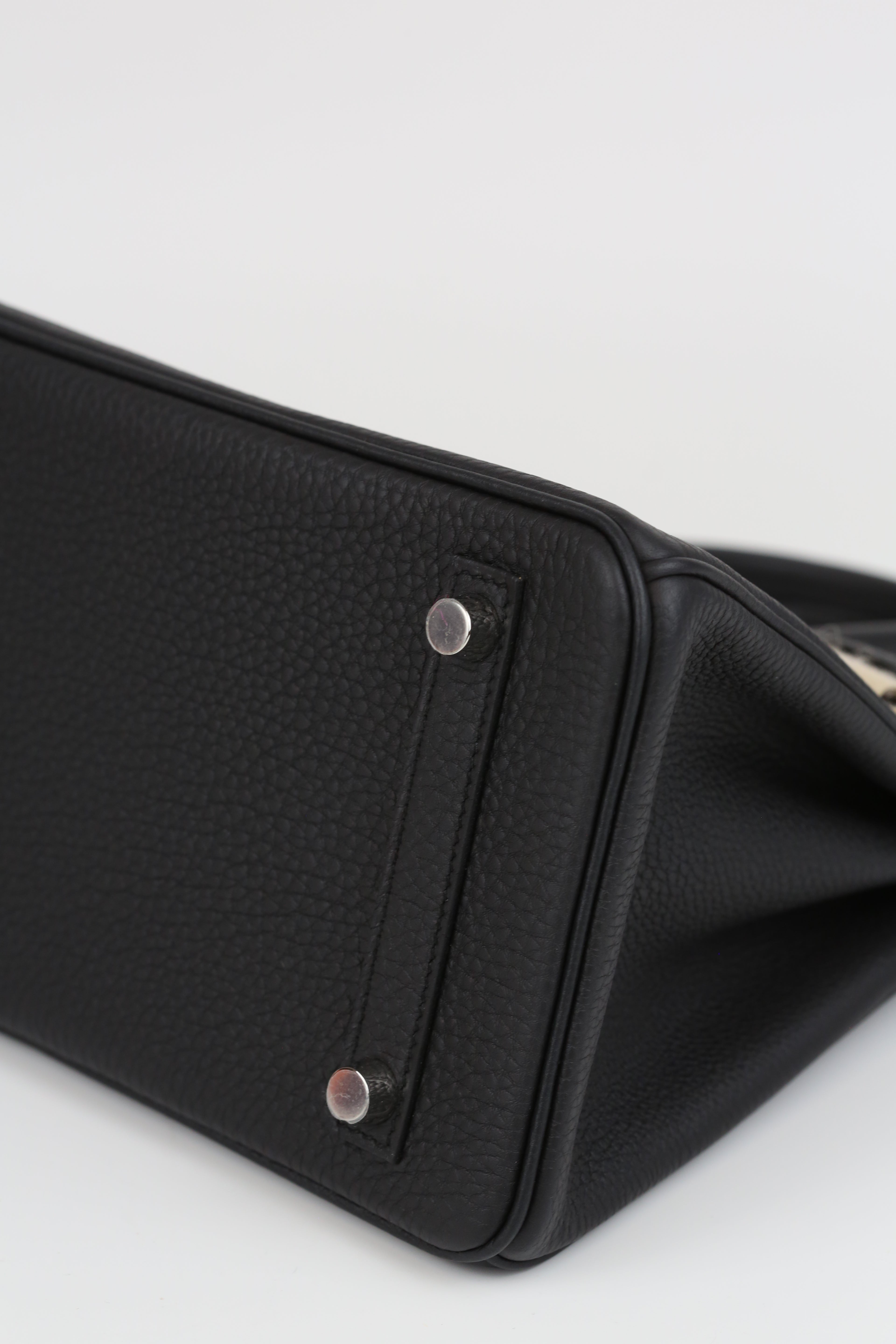 Hermes Birkin Black Silver