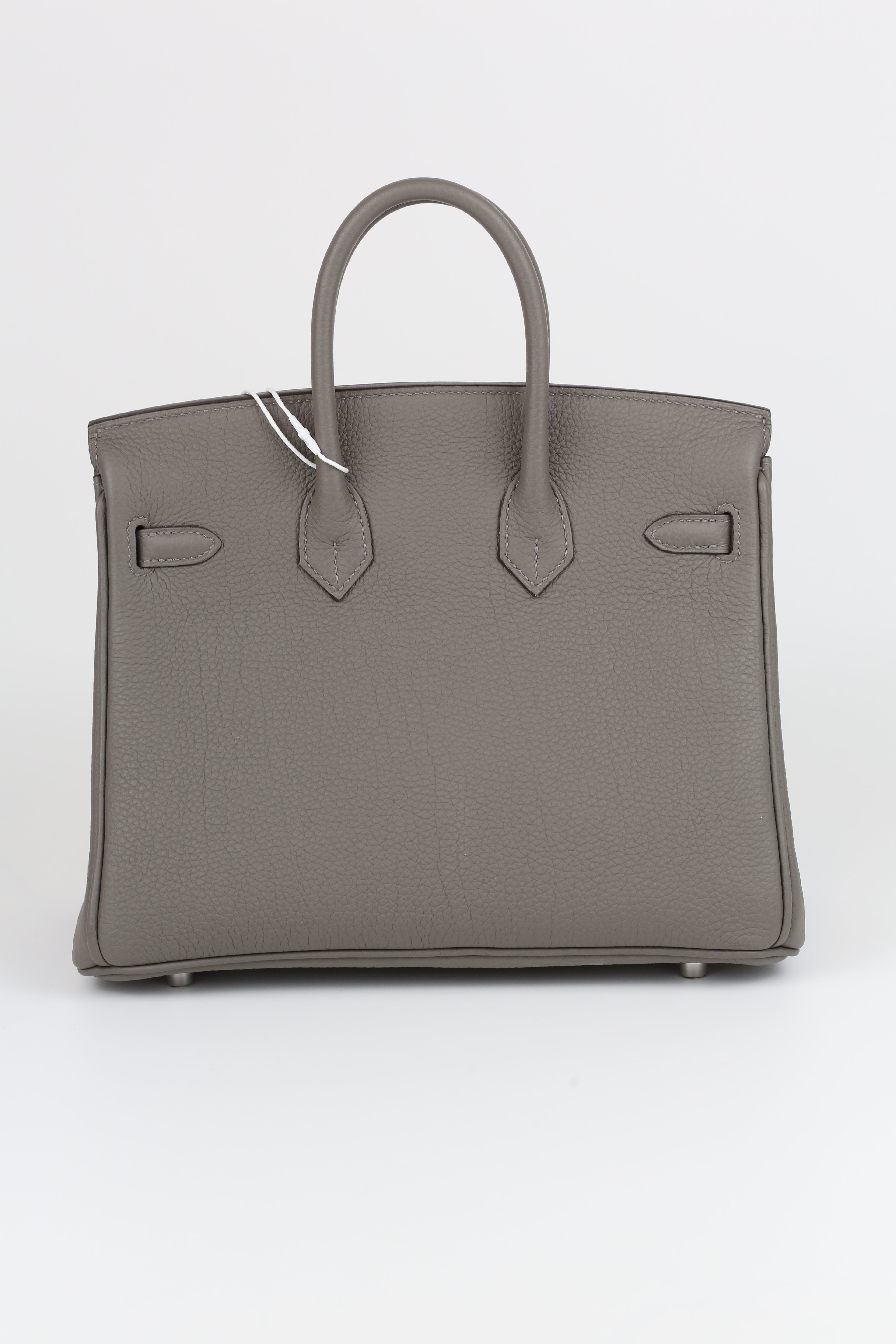 Hermes Birkin 25 Gris Meyer Silver