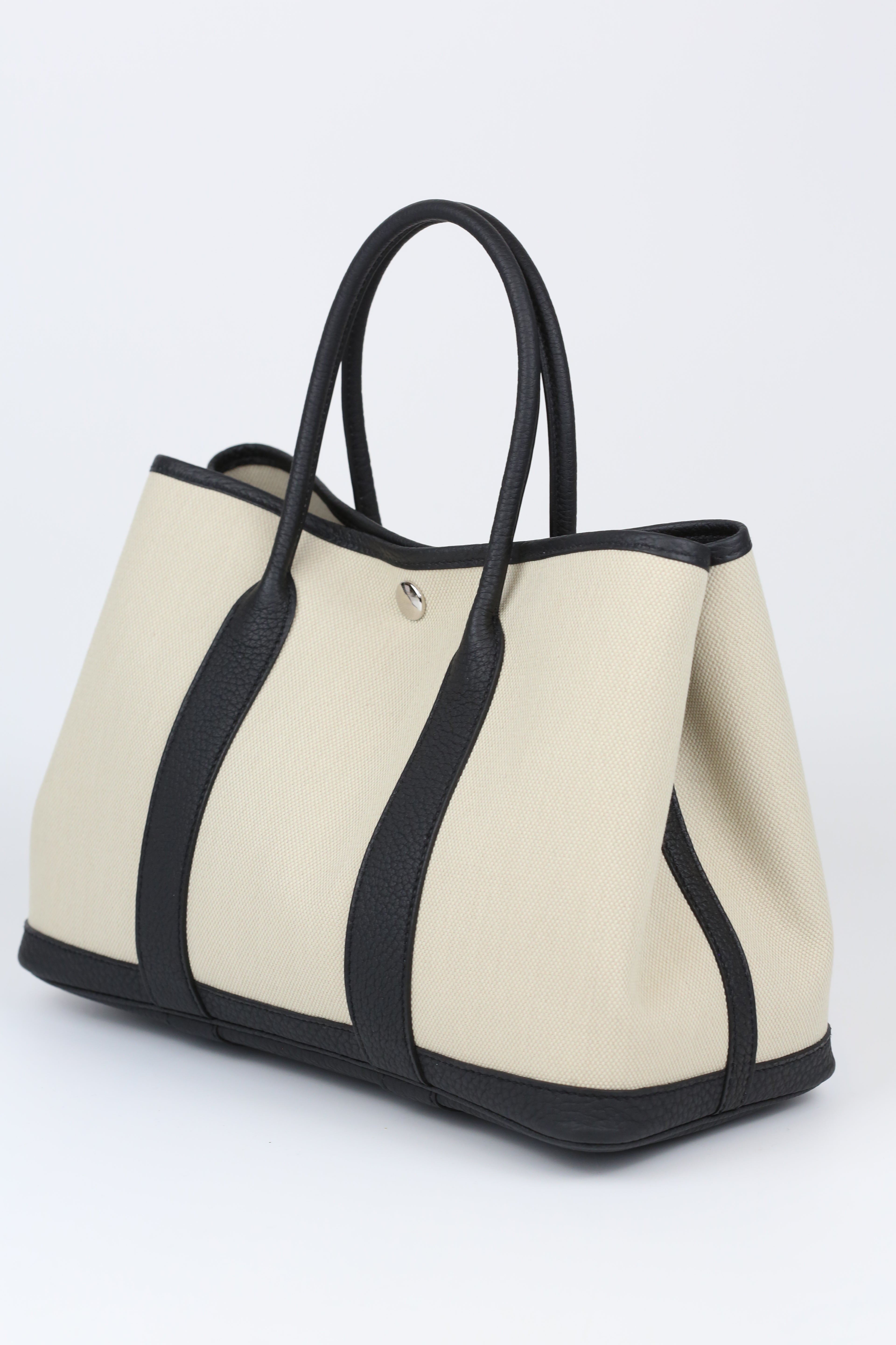 HERMÈS Garden 30 Noir Beton