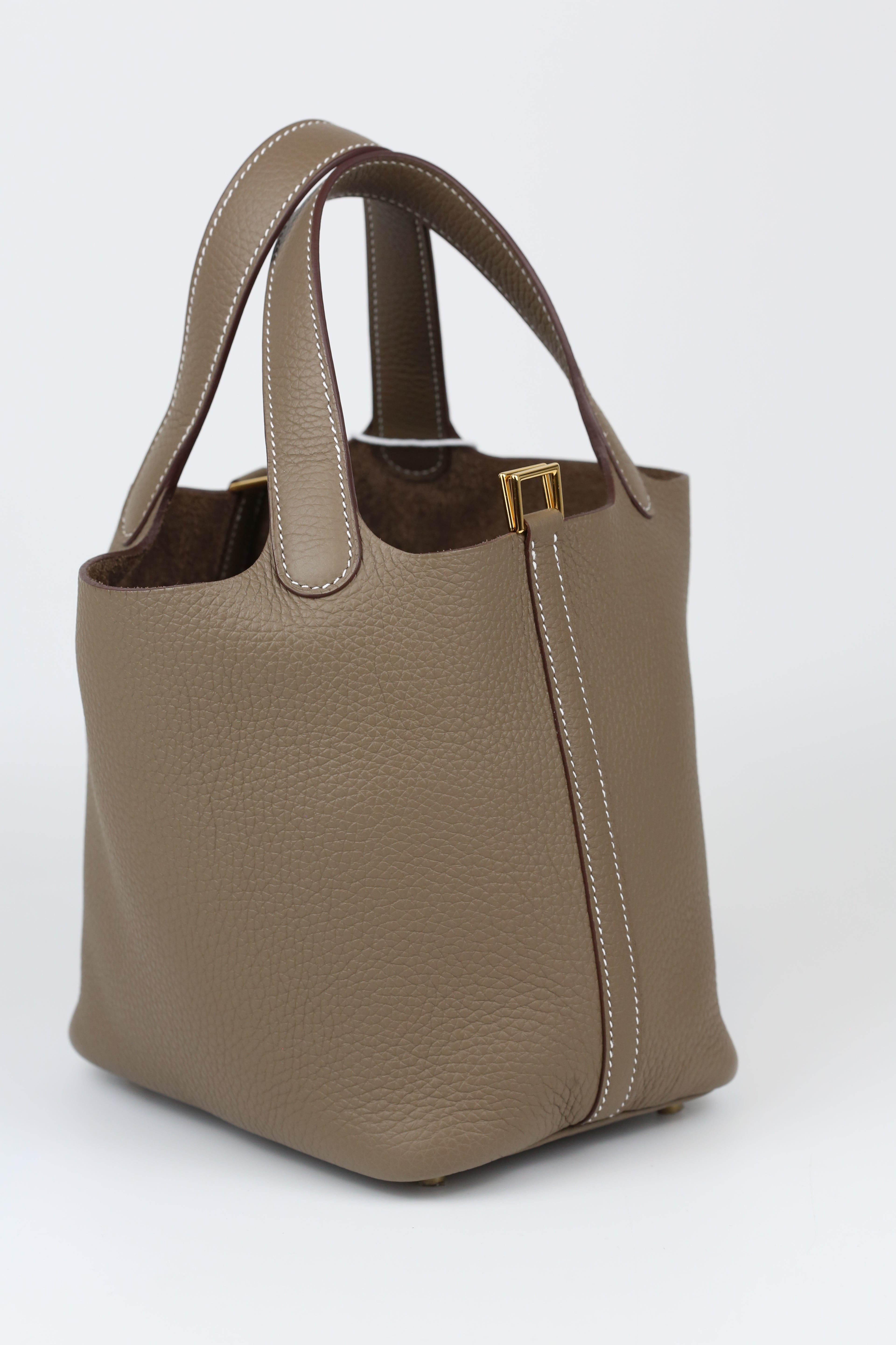 HERMÈS Picotin 18 Etoupe Gold