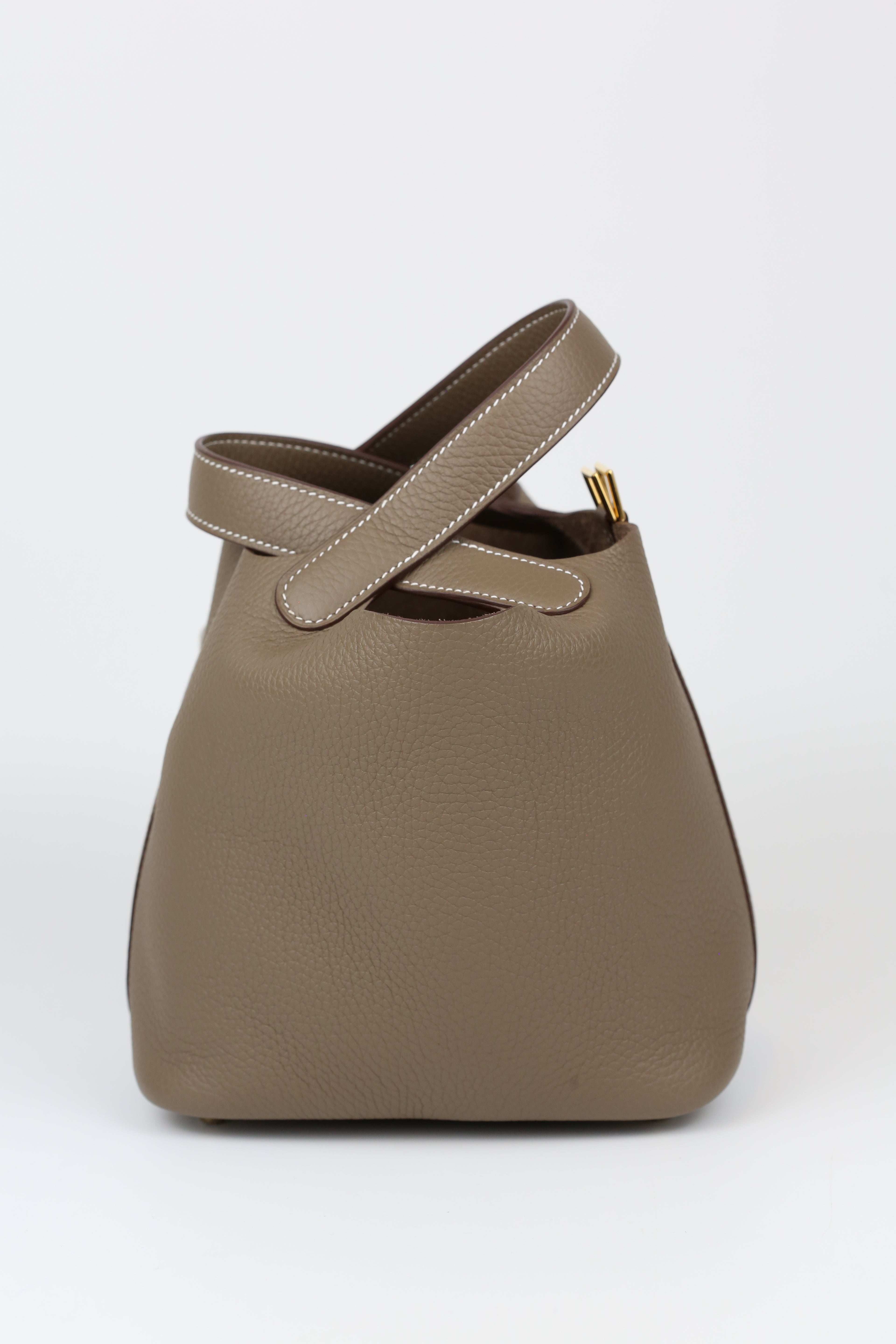 HERMÈS Picotin 18 Etoupe Gold