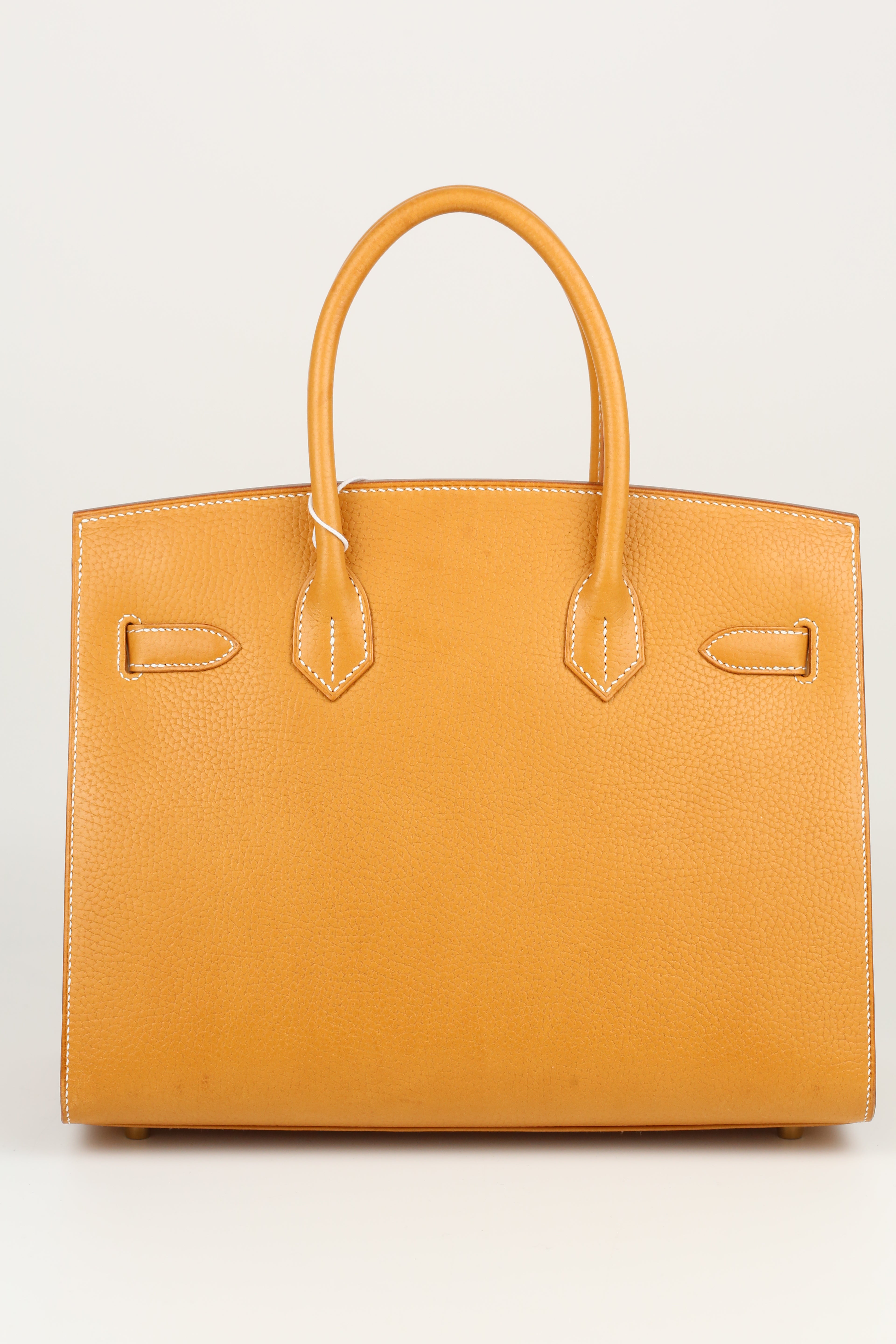 HERMÈS Birkin 30 Naturel Sable Gold