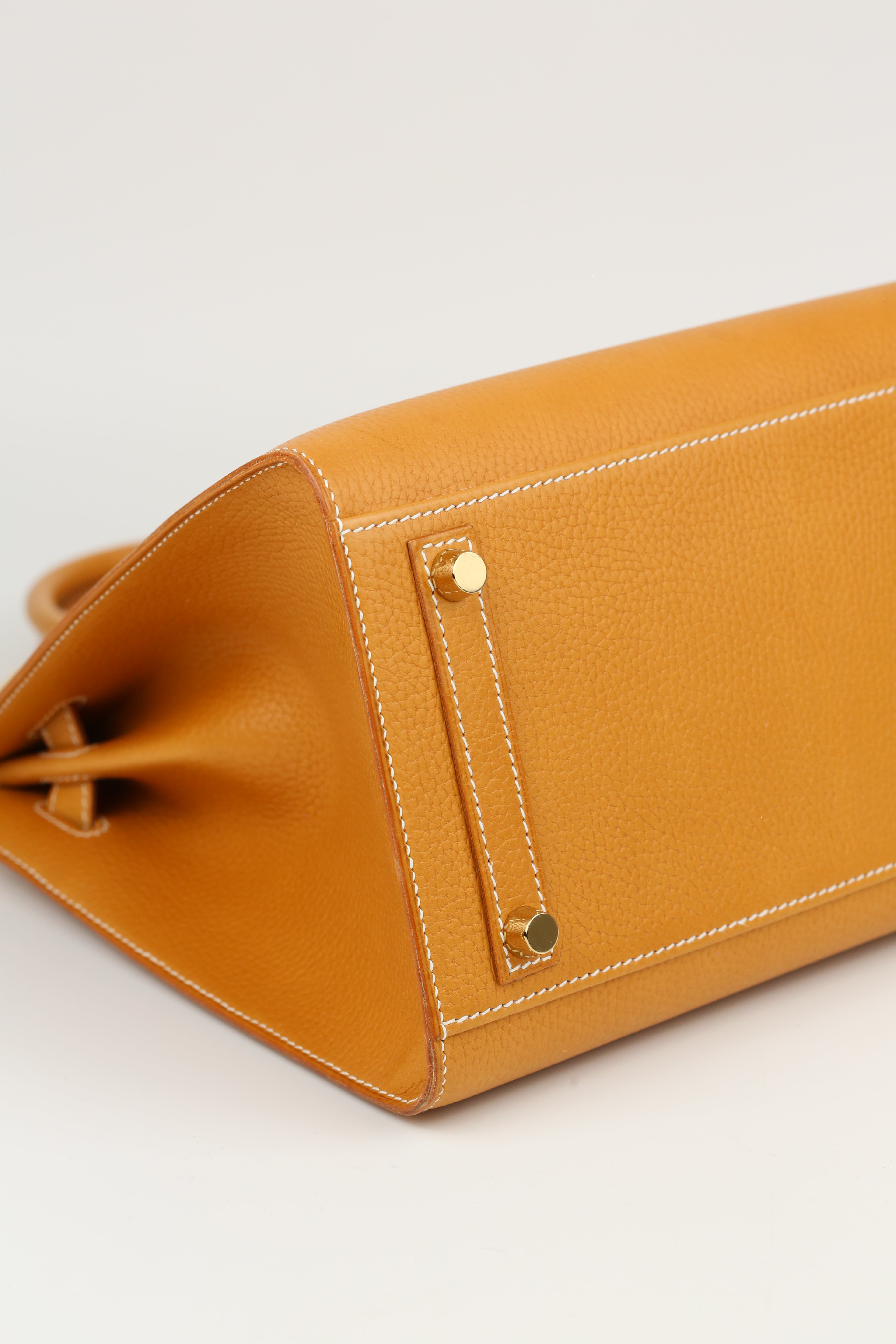 HERMÈS Birkin 30 Naturel Sable Gold