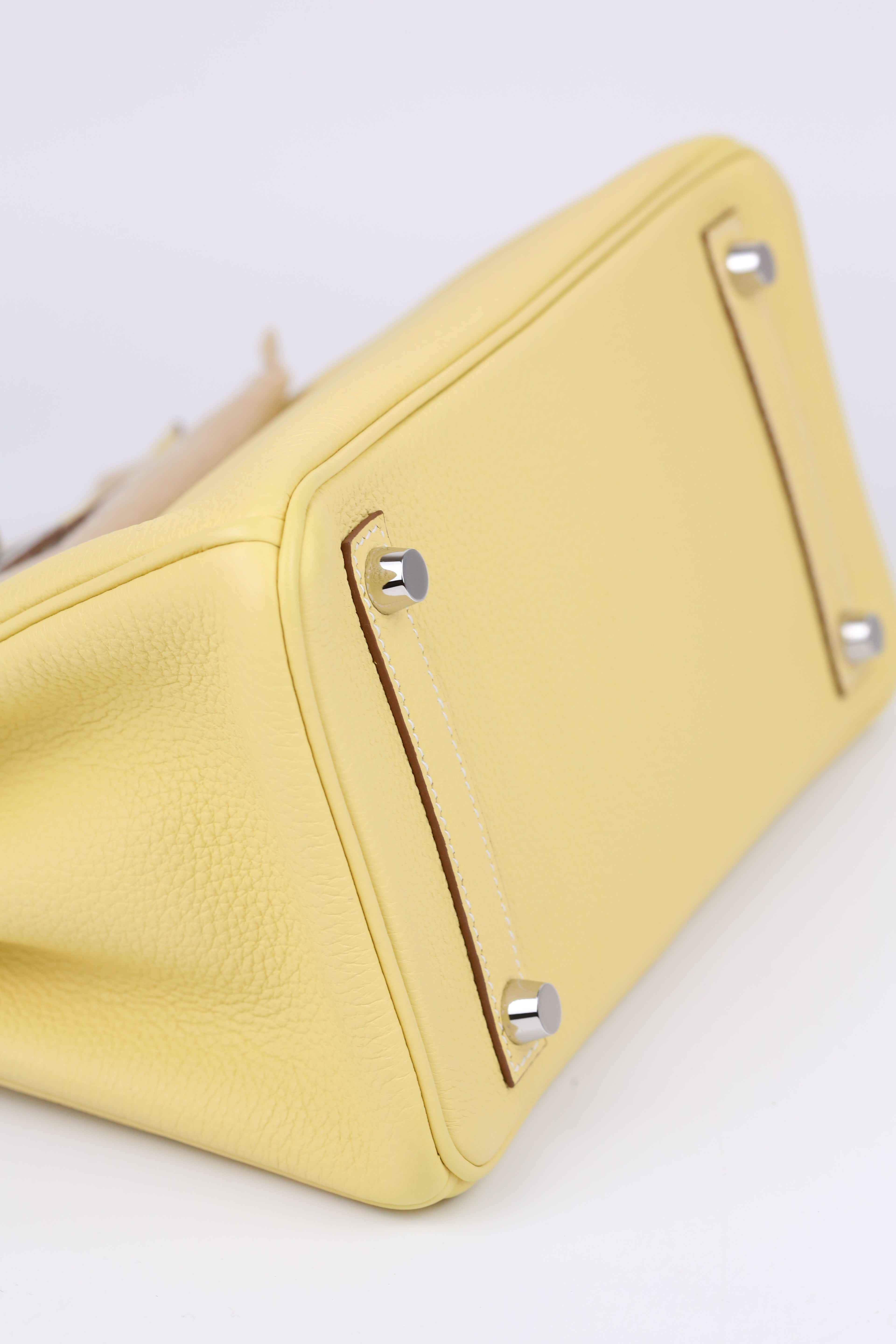 HERMÈS BIRKIN25 JAUNE POUSSIN