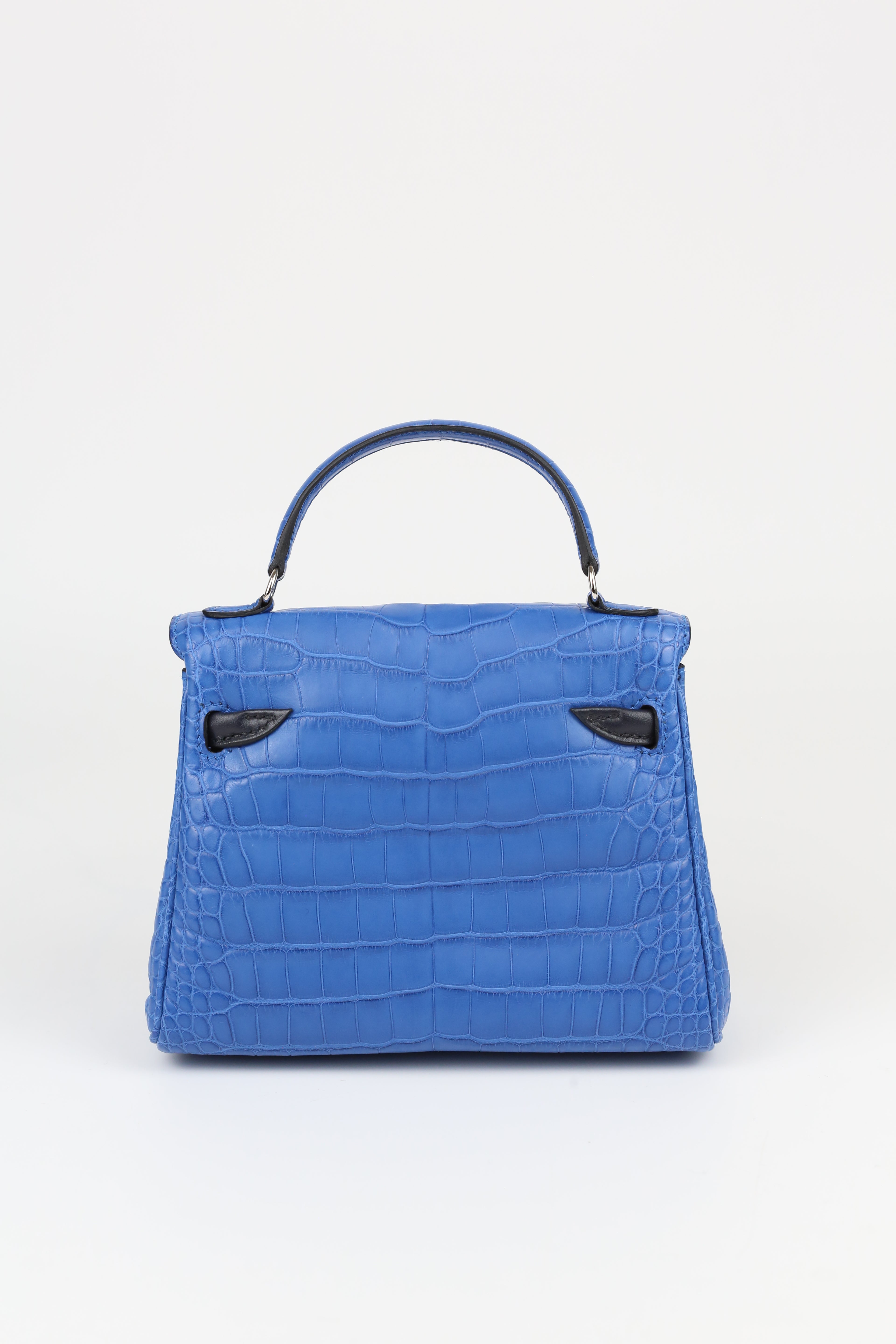 HERMÈS Kelly Doll Blue Electric