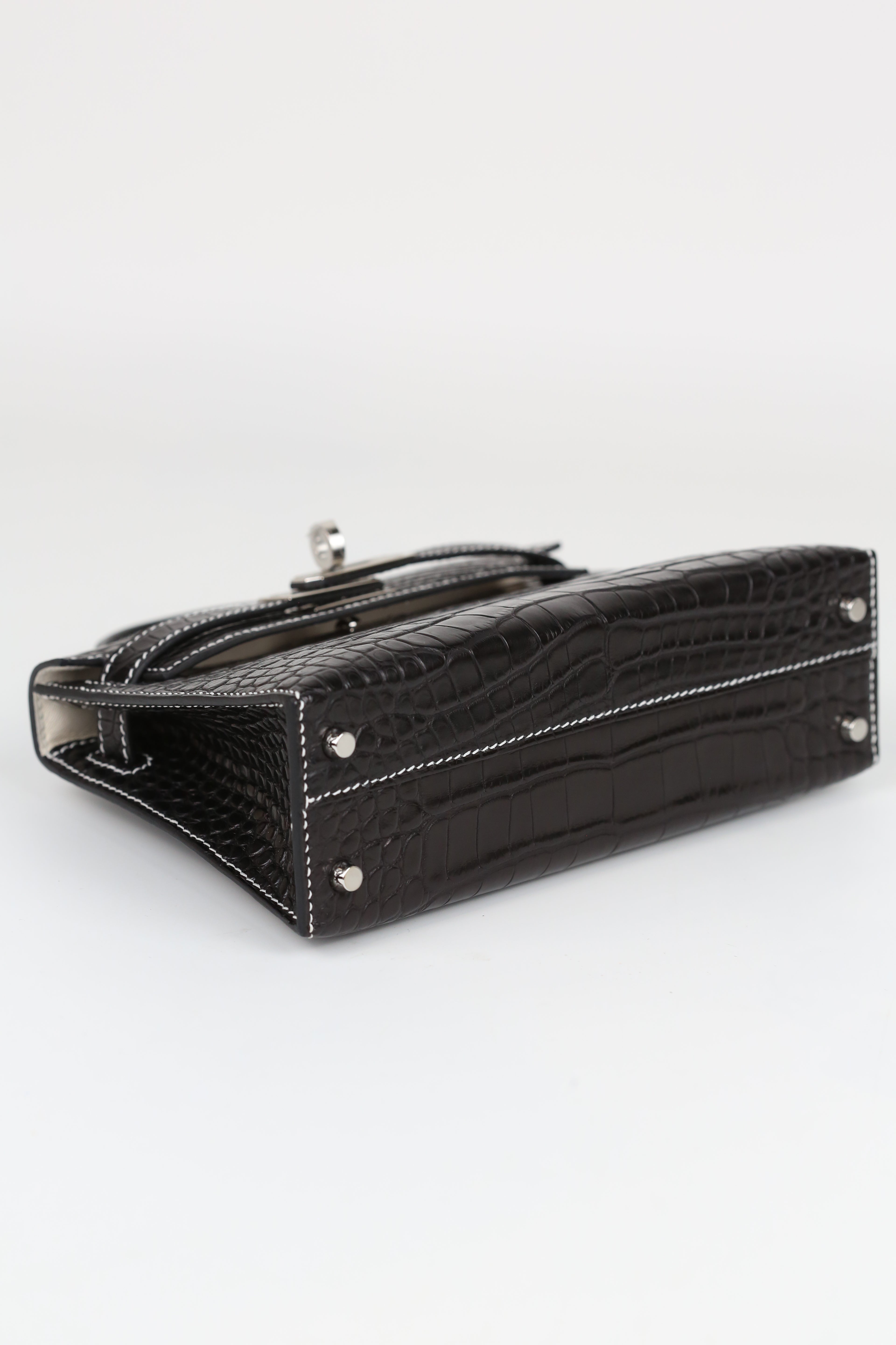 HERMÈS MINI KELLY II MATTE ALLIGATOR