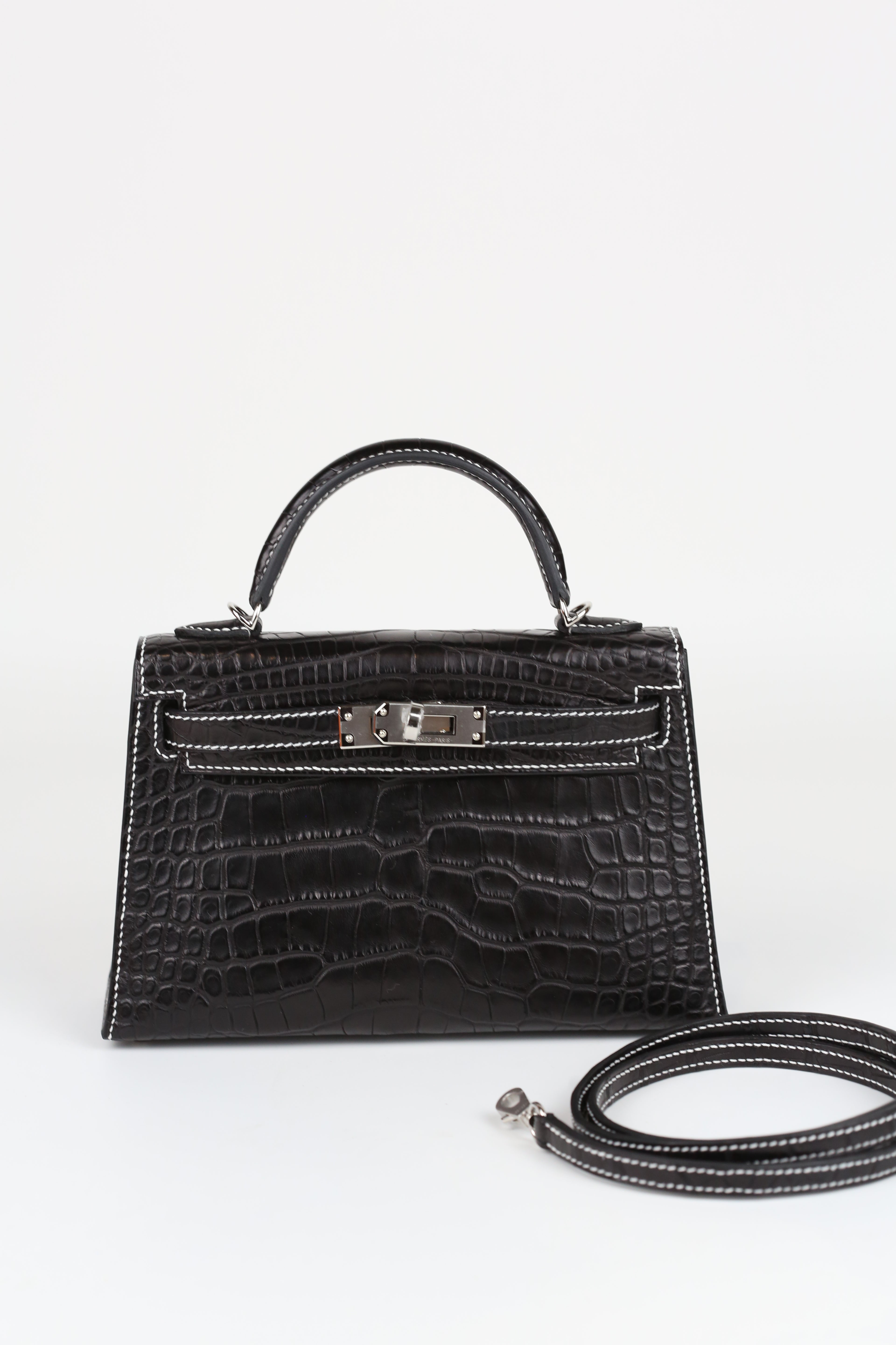 HERMÈS MINI KELLY II MATTE ALLIGATOR