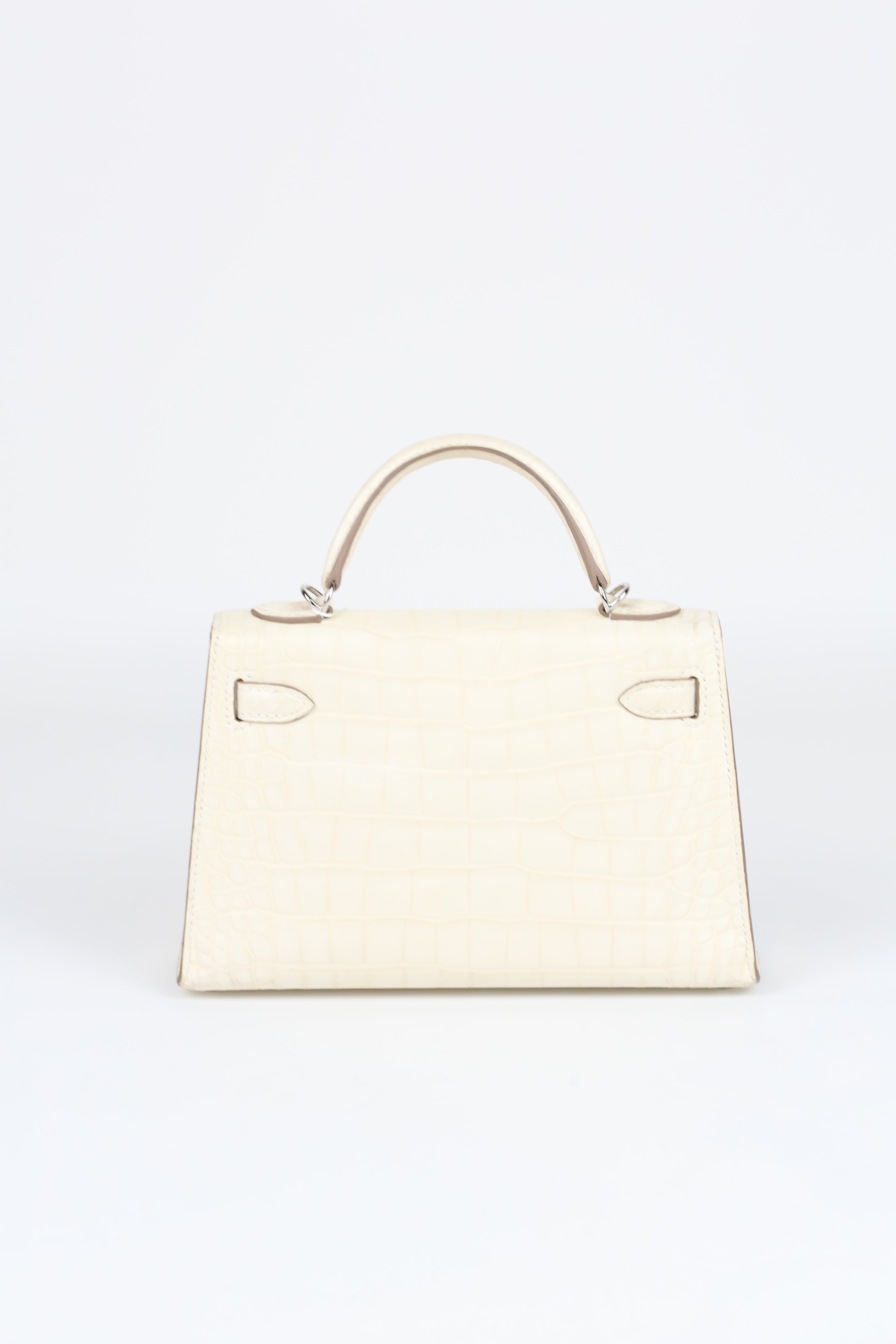 HERMÈS MINI KELLY II MISSI ALLY NATA SILVER