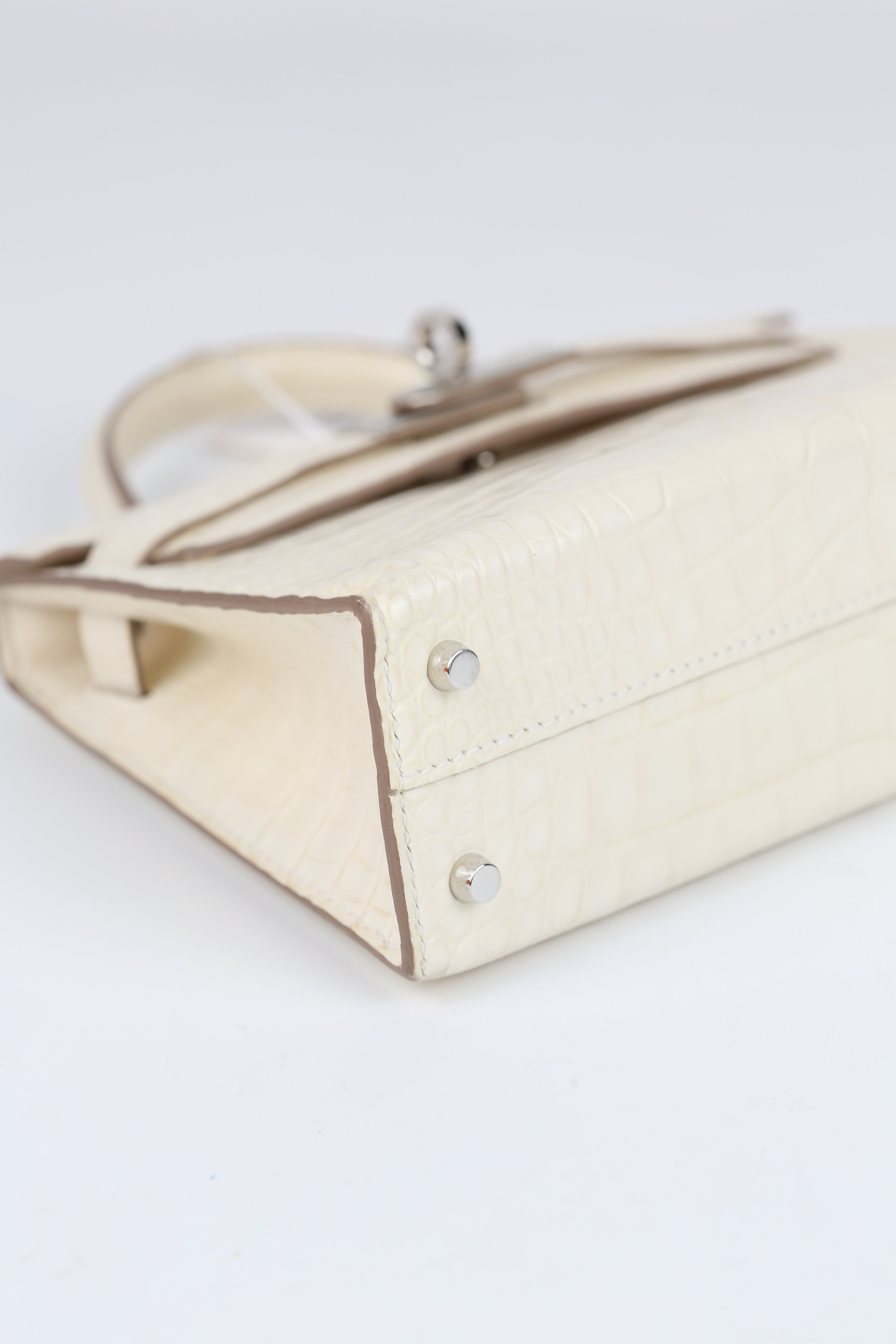 HERMÈS MINI KELLY II MISSI ALLY NATA SILVER