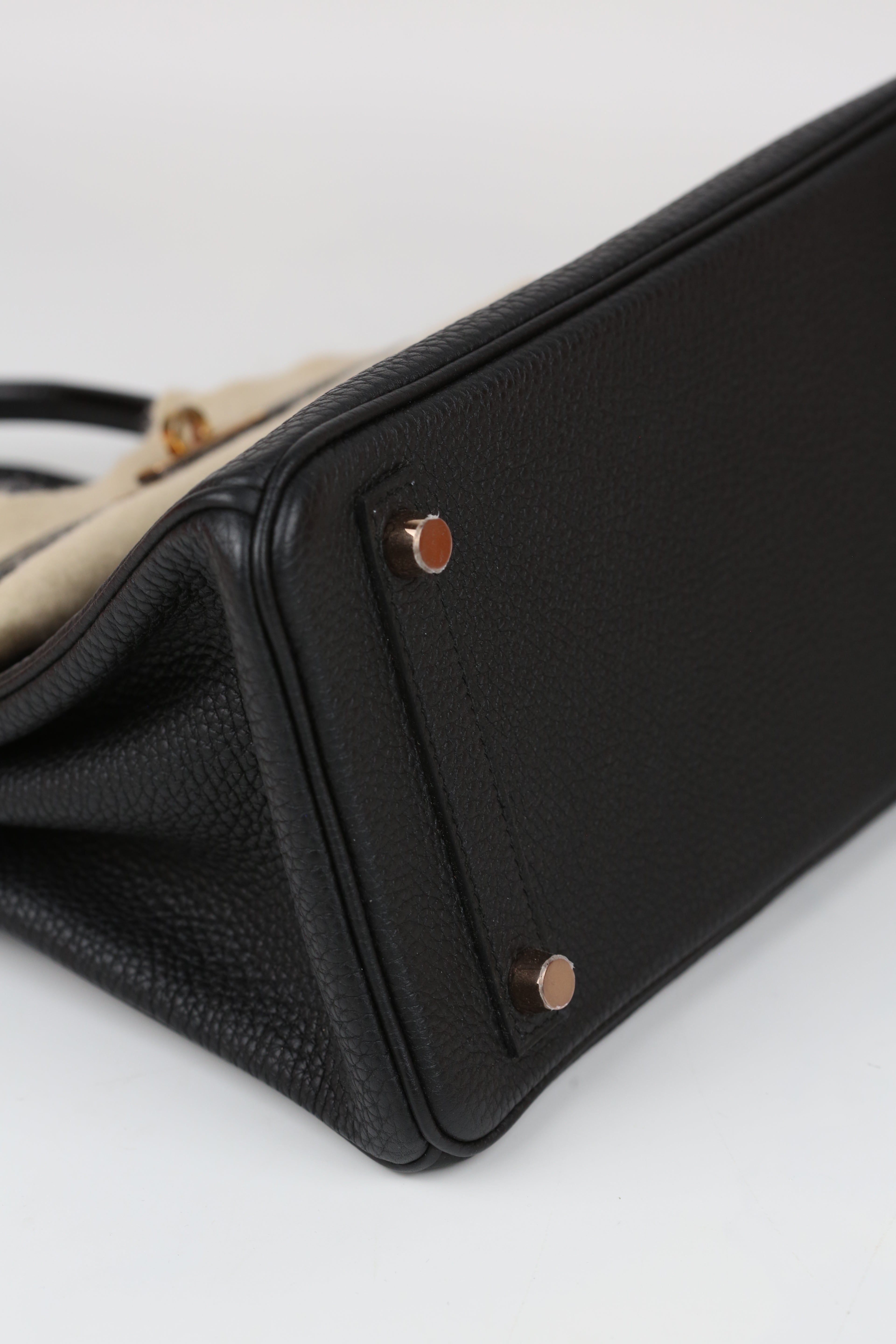 HERMÈS BIRKIN25 TOUCH BLACK GOLD