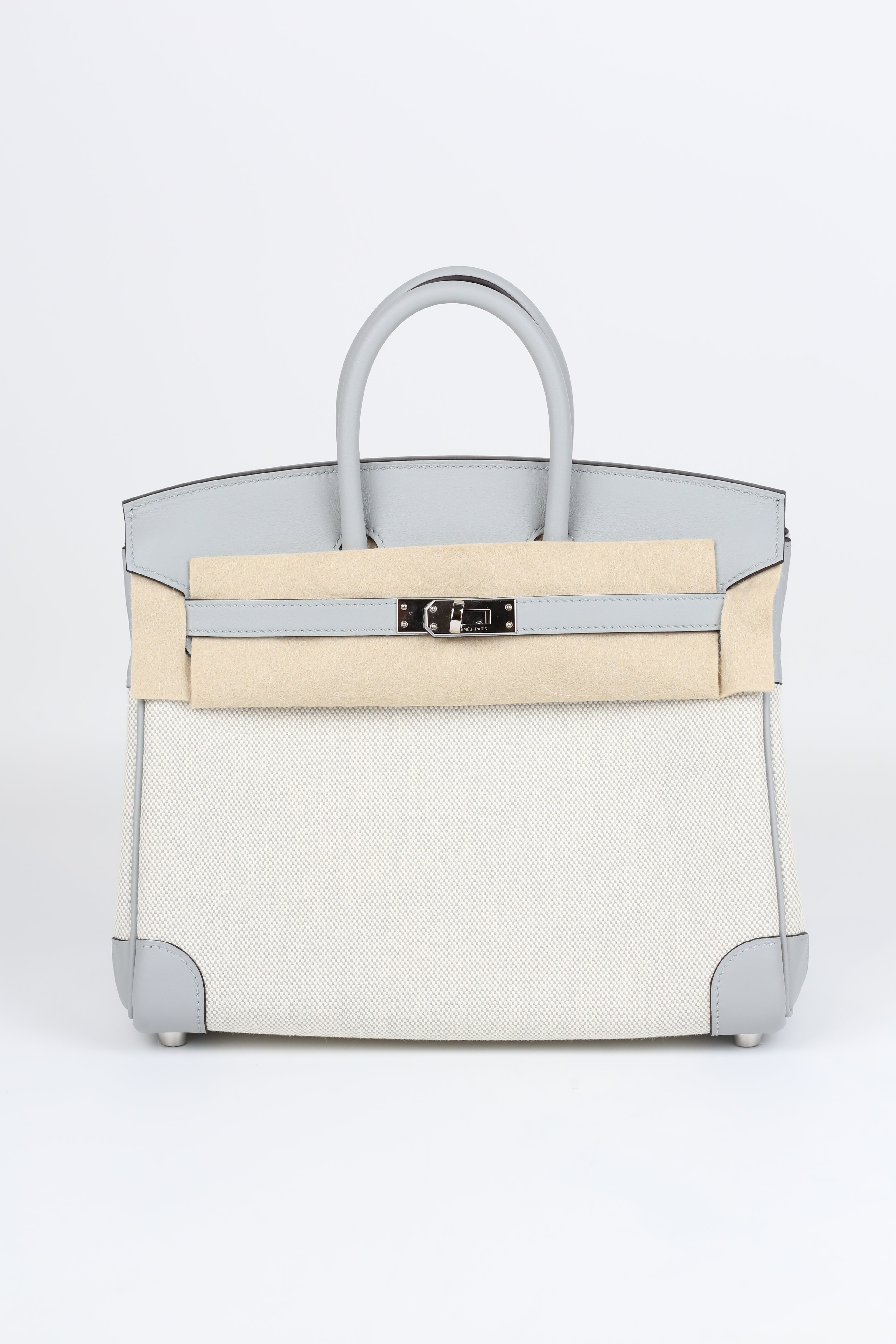 HERMÈS Birkin 25 Gris Pantin