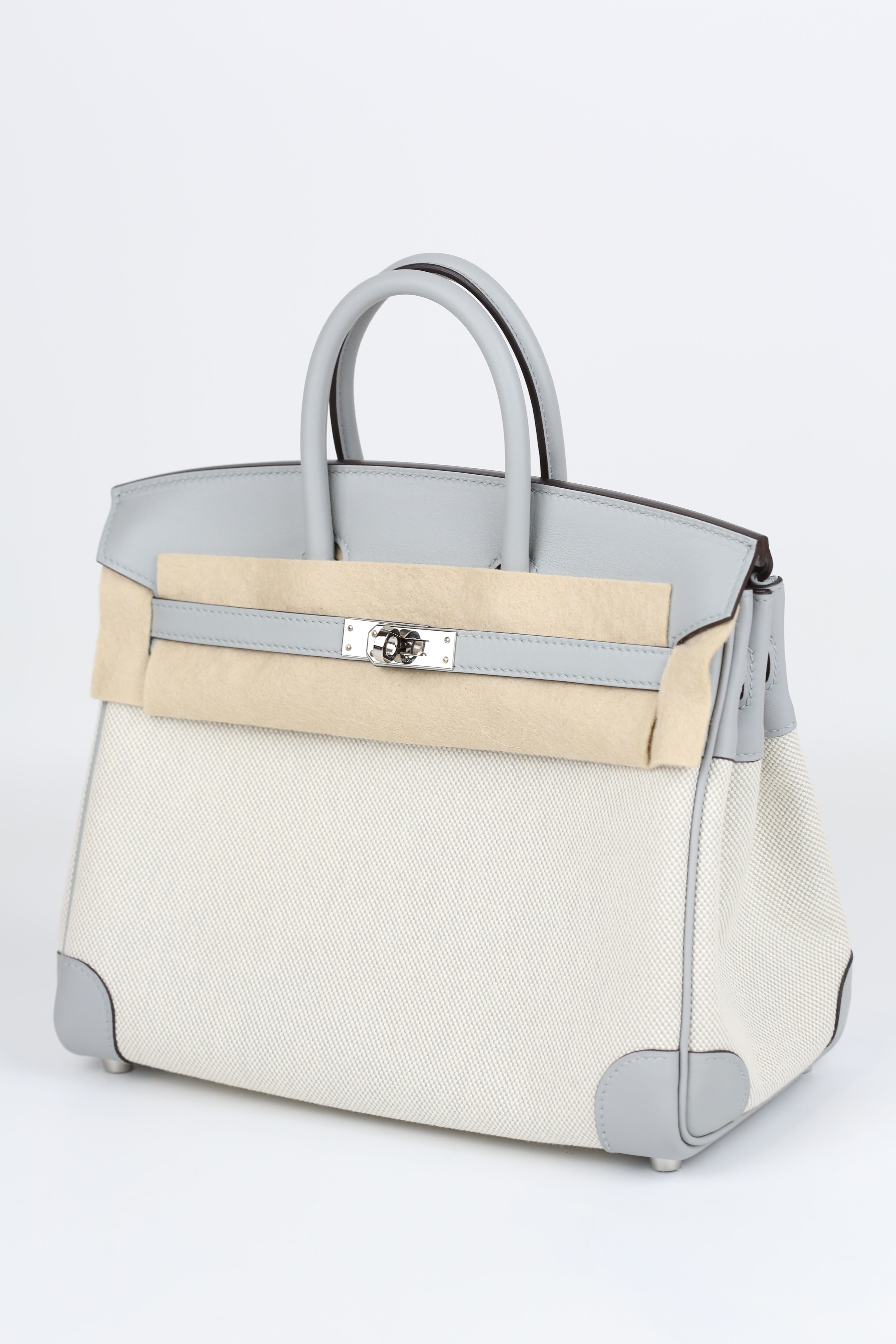 HERMÈS Birkin 25 Gris Pantin