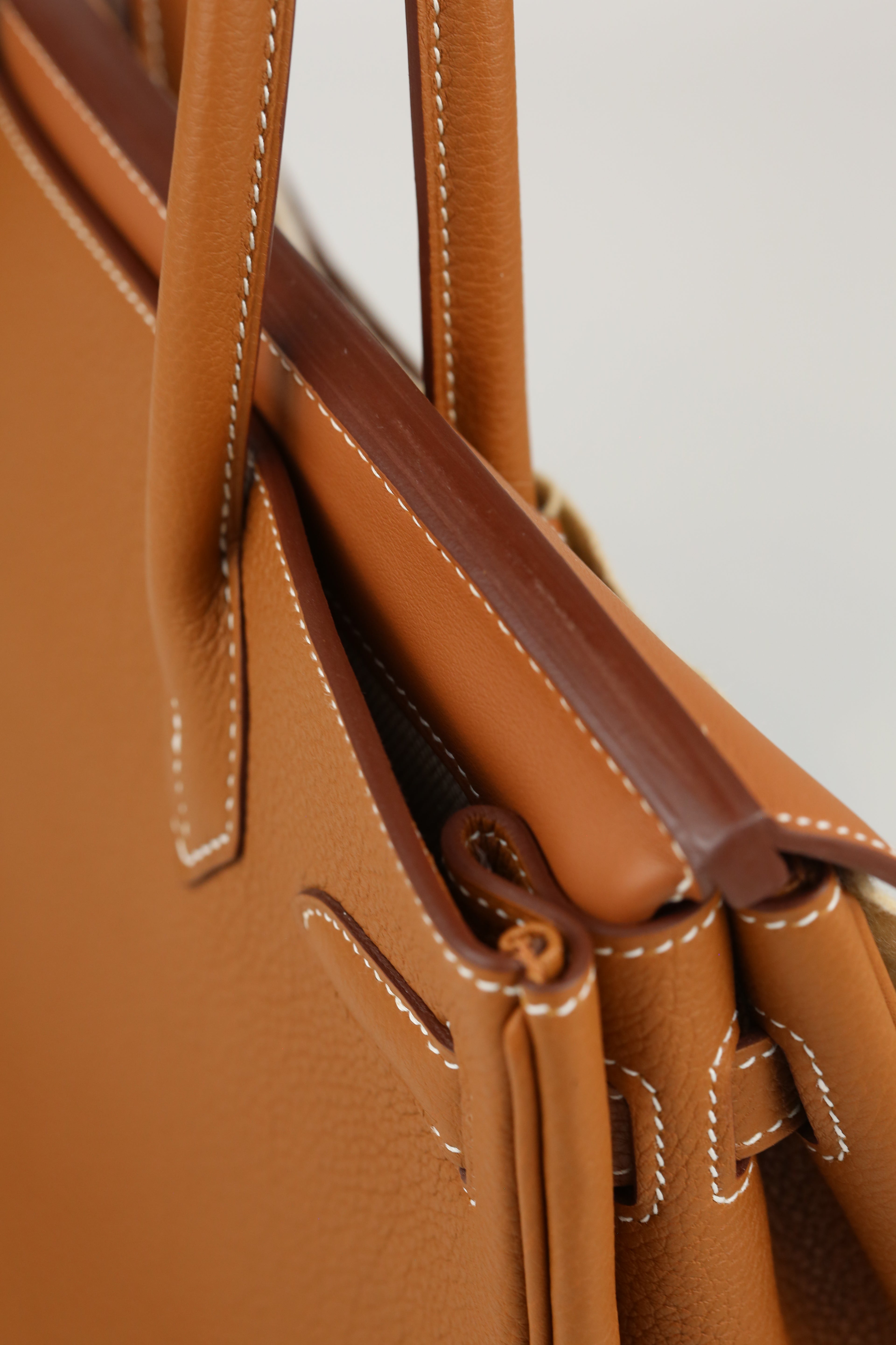 HERMÈS BIRKIN30 GOLD TOGO U STAMP