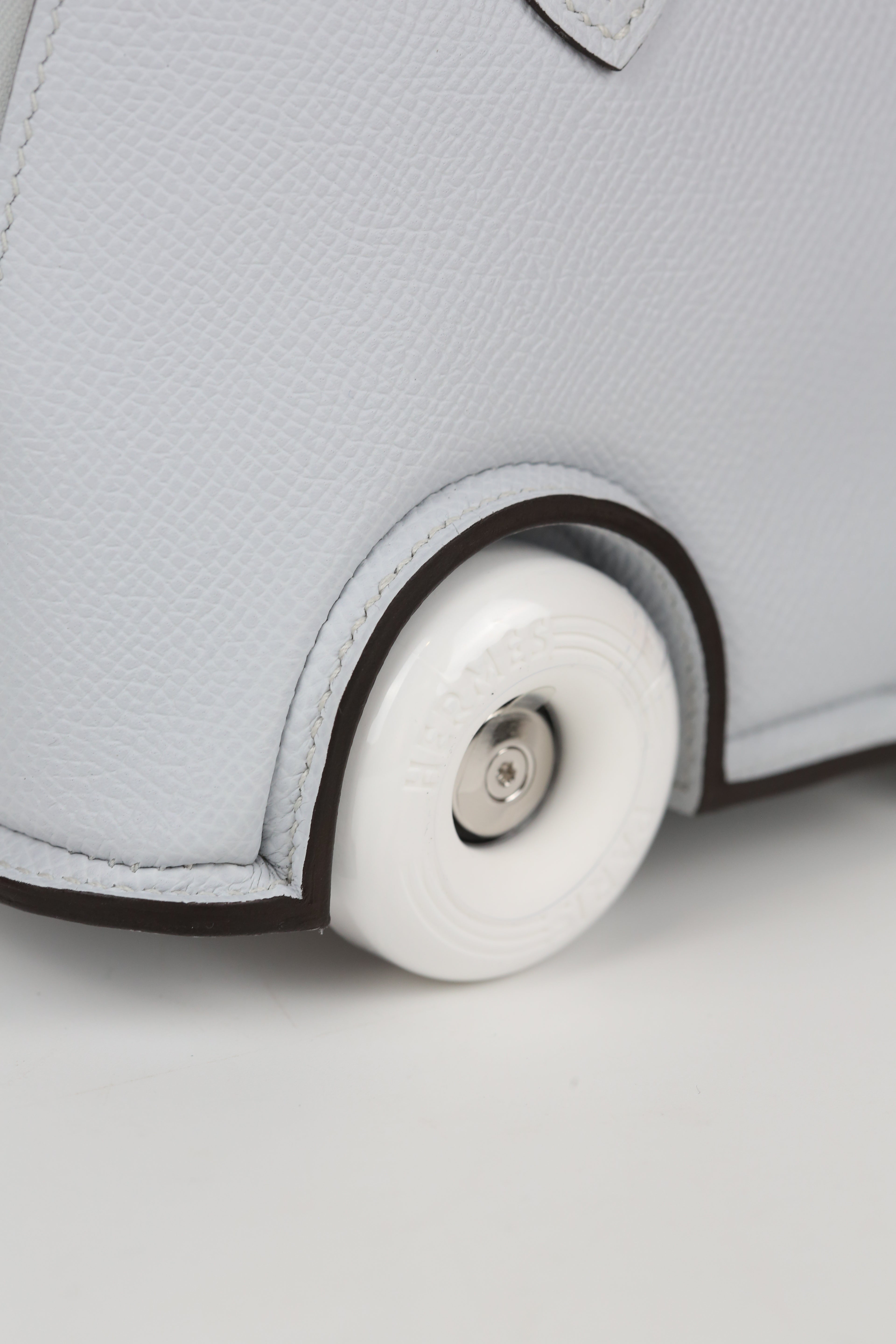 HERMÈS Mini Bolide on the wheel Gris Platine