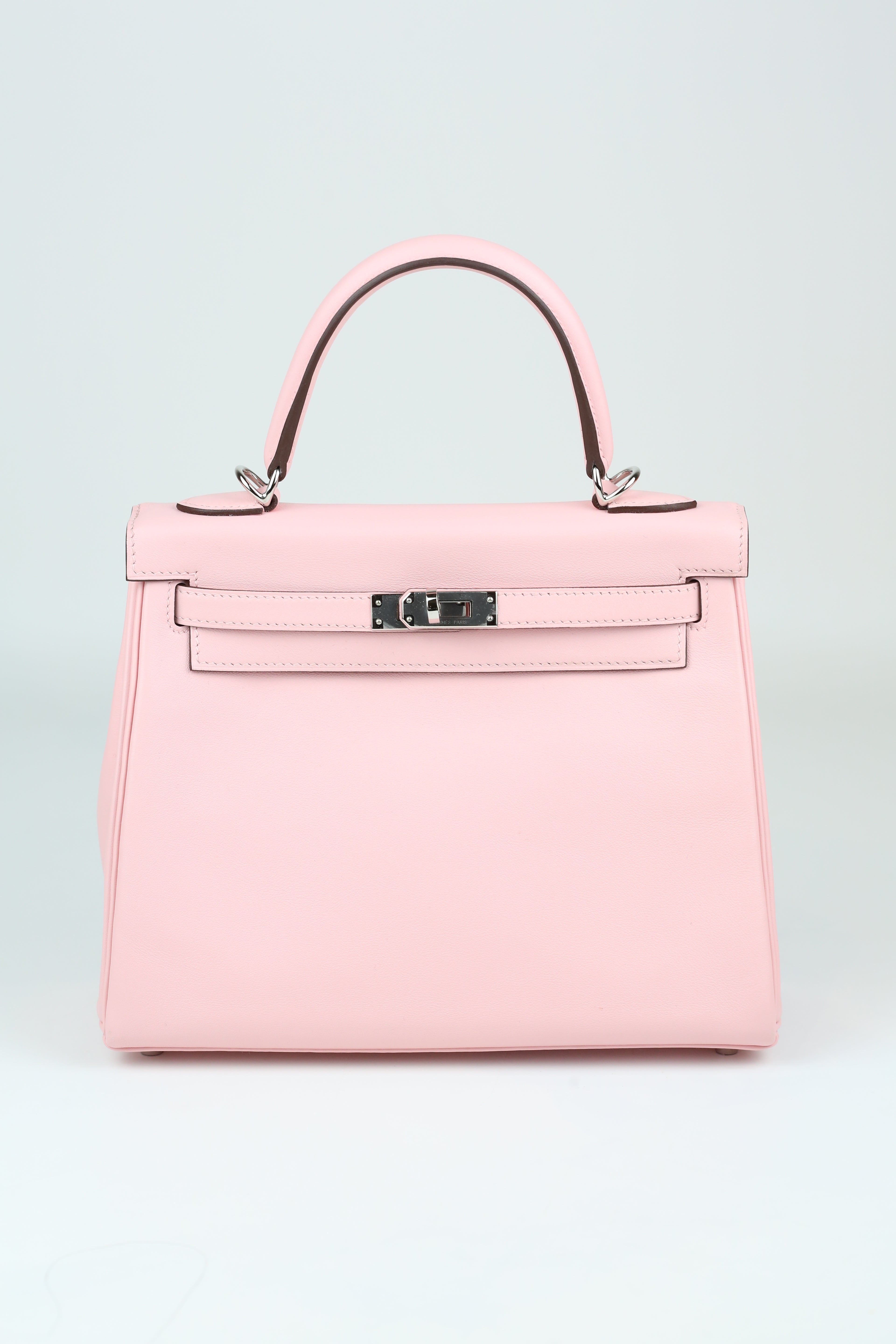 HERMÈS KELLY25 ROSE SAKURA SILVER