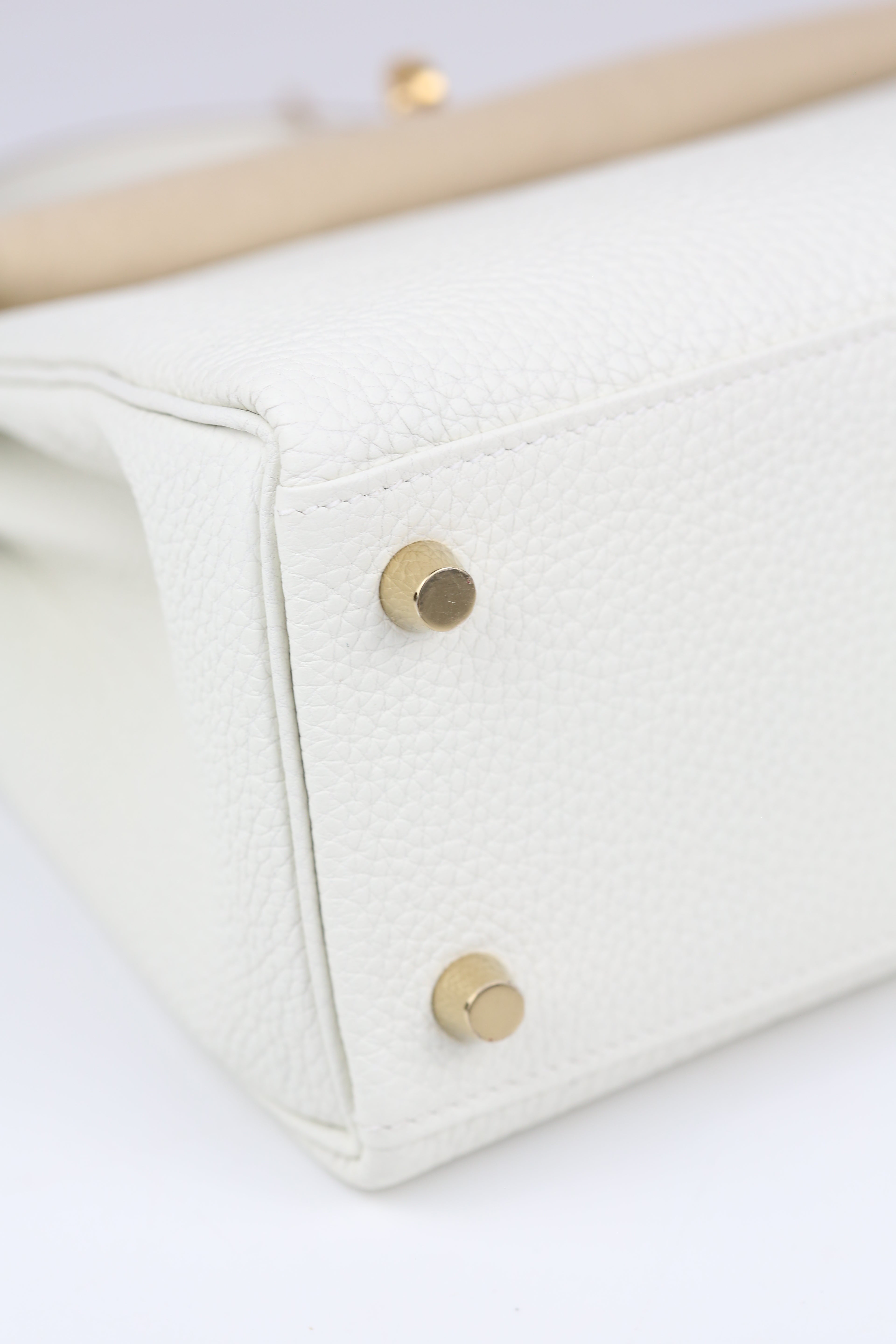 HERMÈS KELLY25 MUSHROOM GOLD