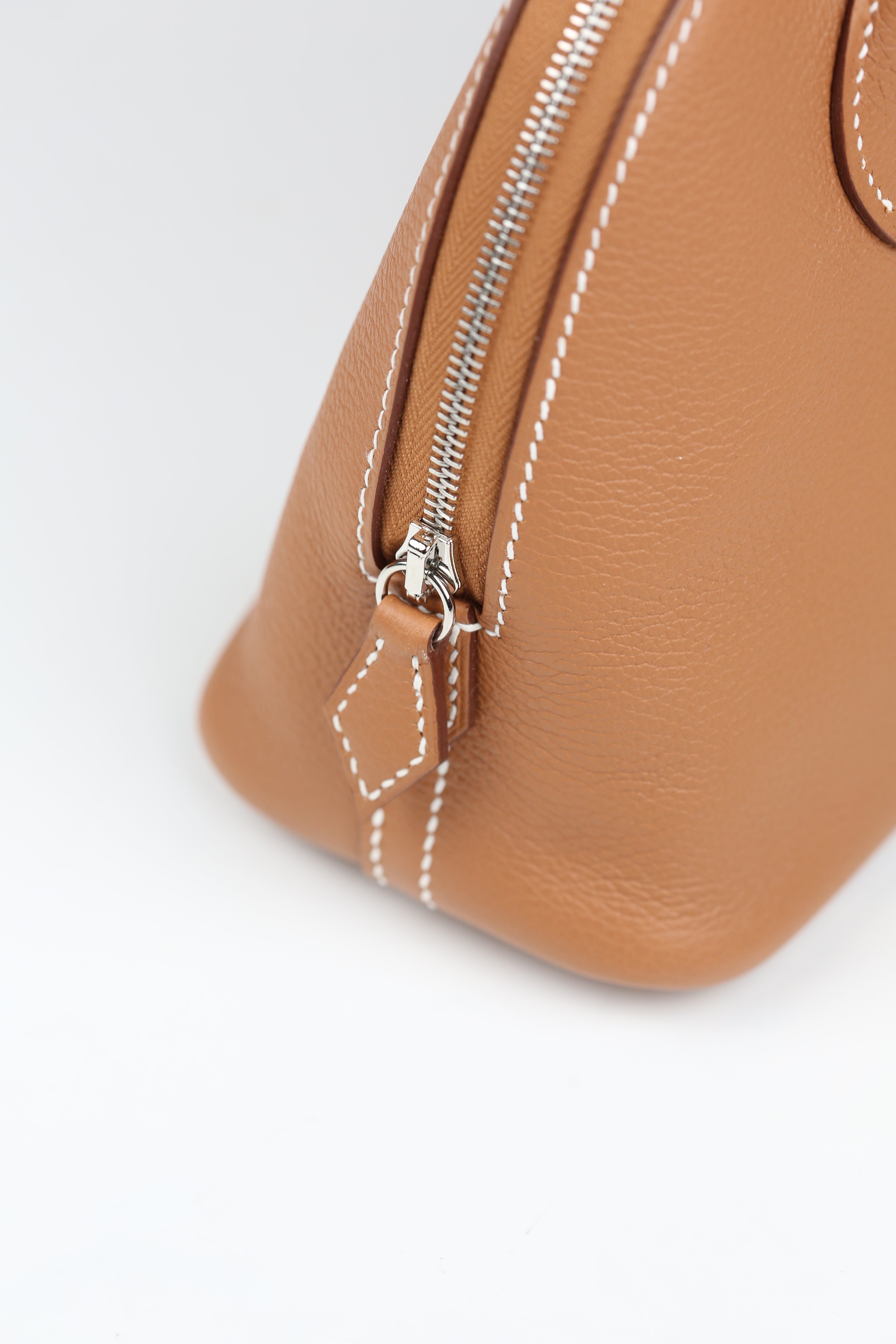 HERMÈS MINI BOLIDE GOLD SILVER K STAMP