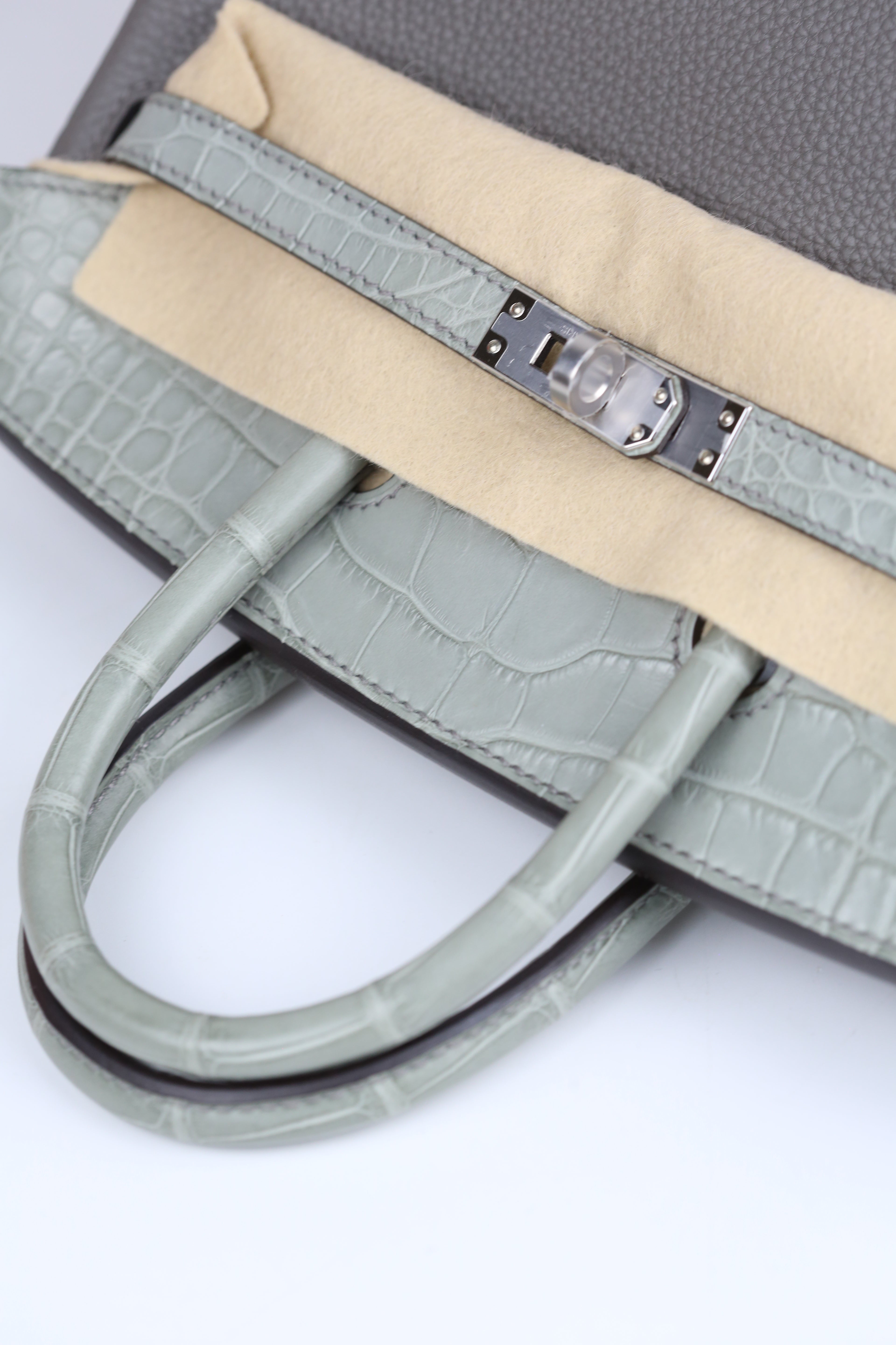 HERMÈS BIRKIN25 TOUCH SILVER