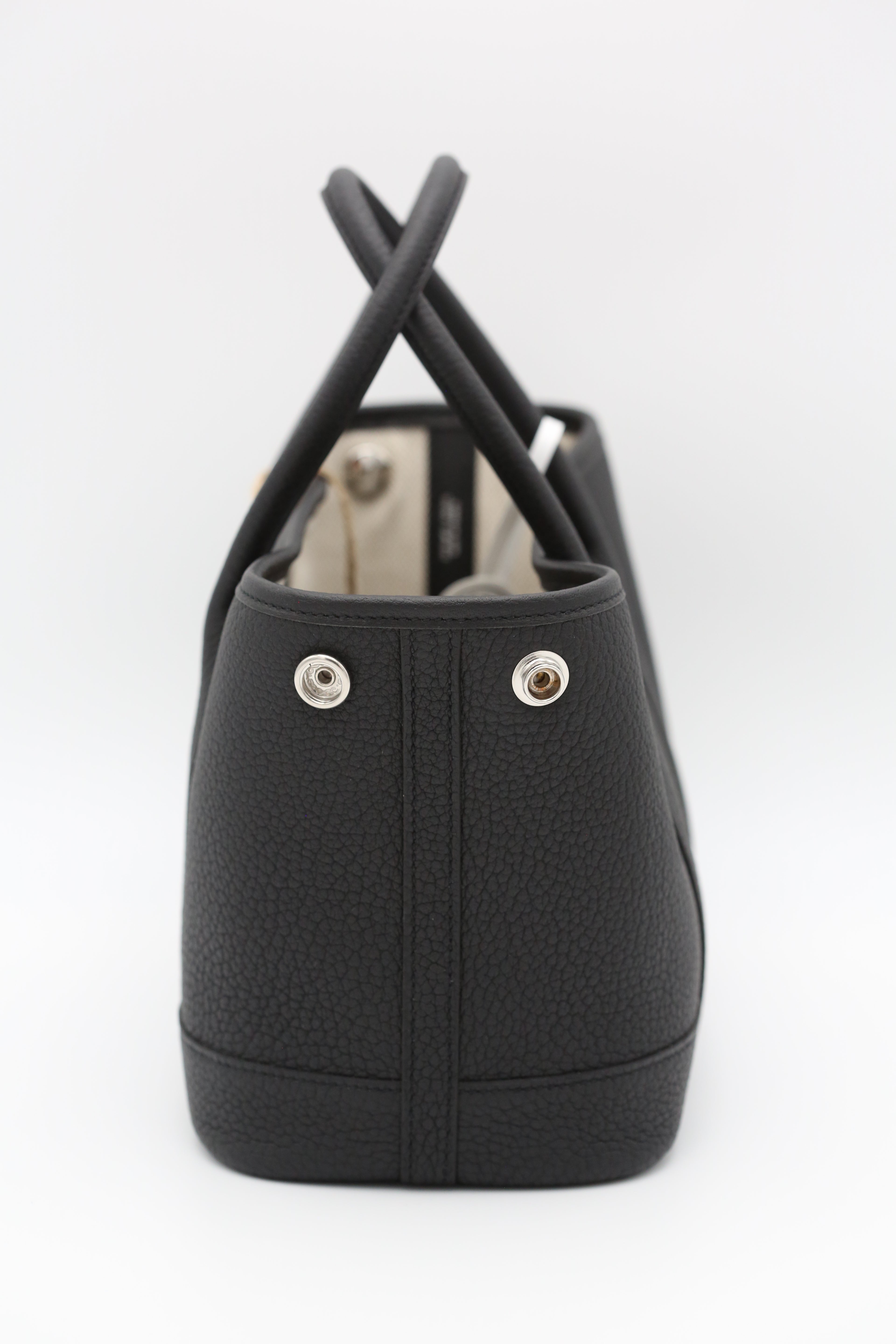 HERMÈS MINI GARDEN PARTY NOIR TOGO