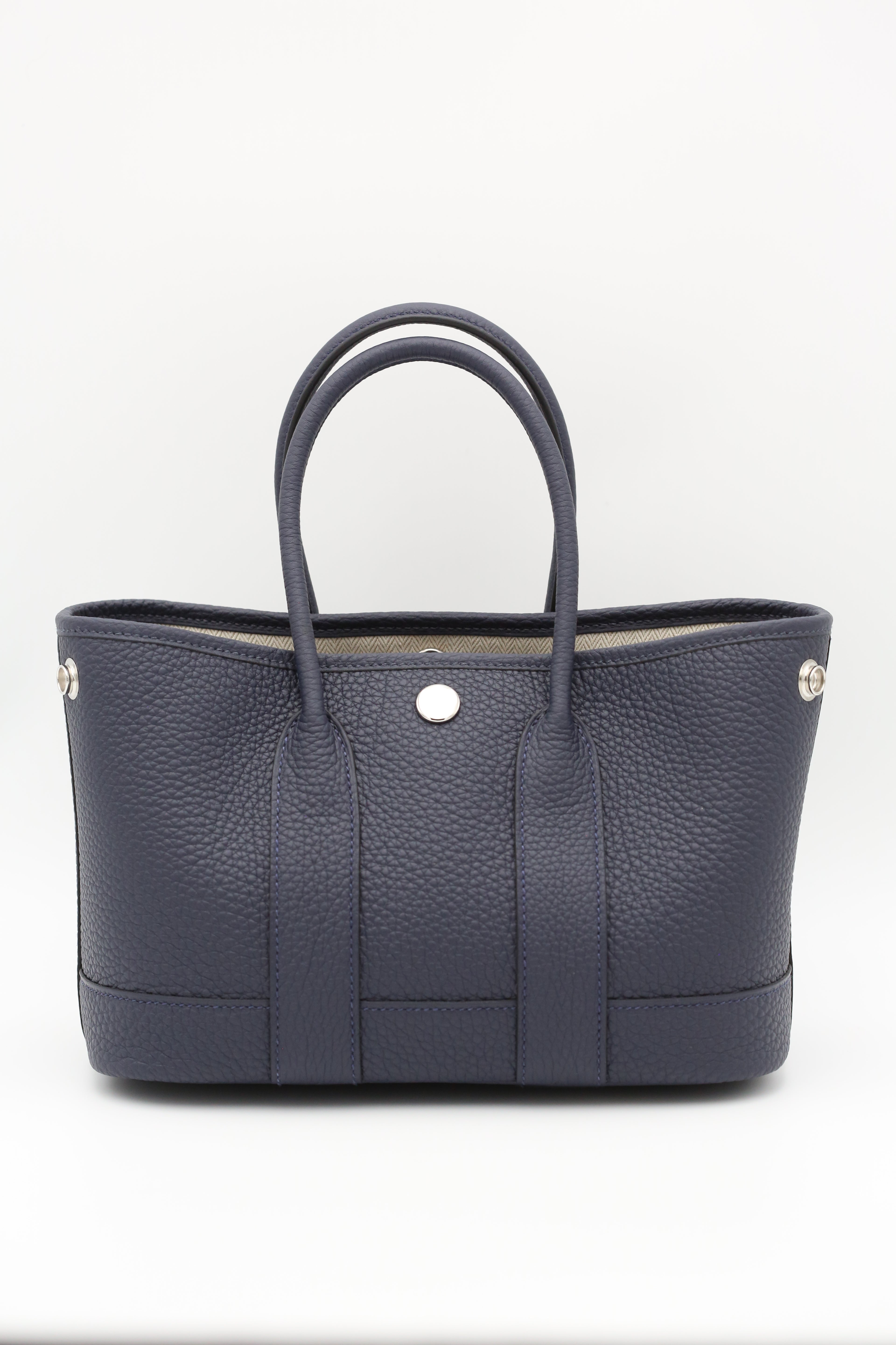HERMÈS Mini Garden Party Bleu Nuit Togo