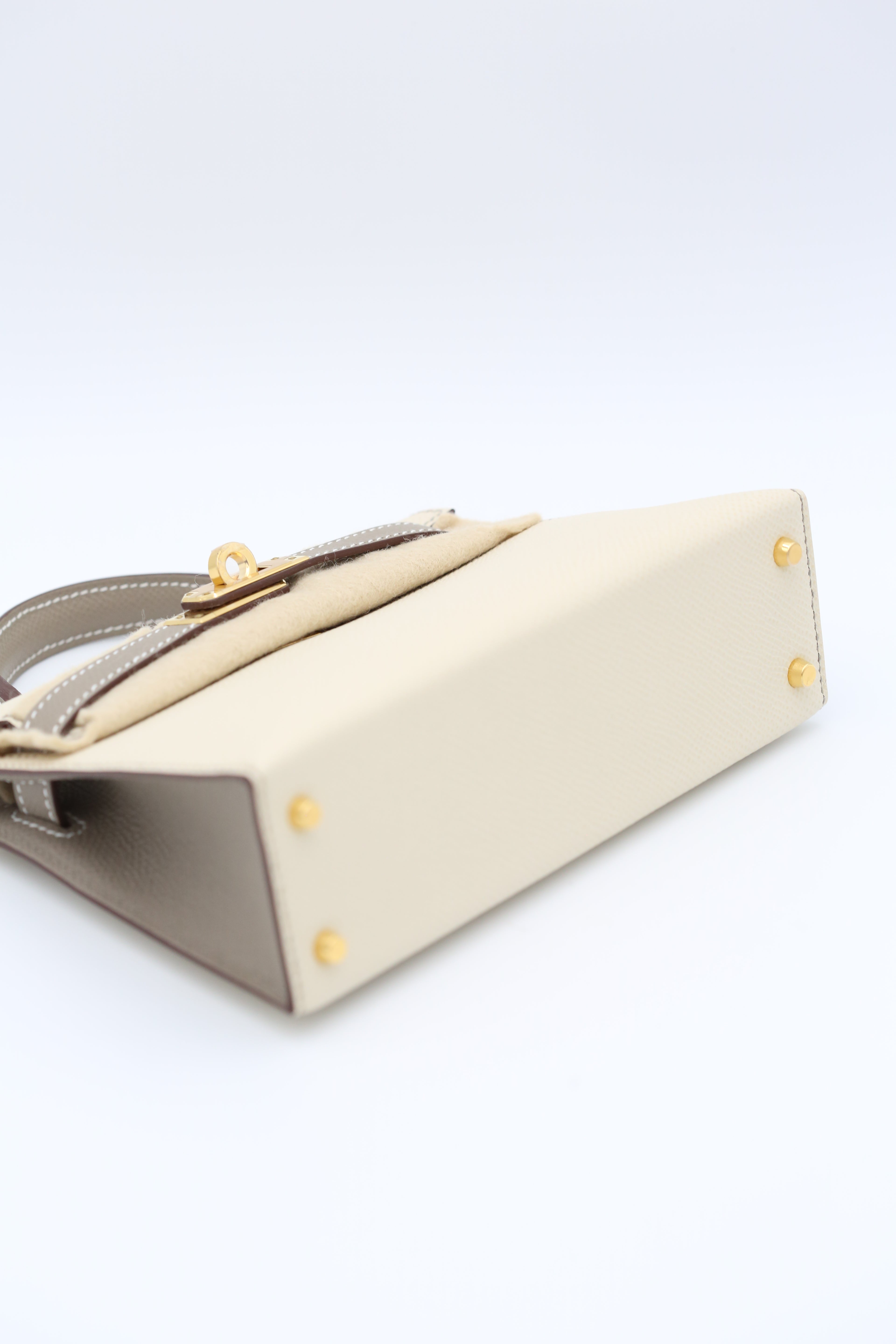 HERMÈS MINI KELLY II BEIGE