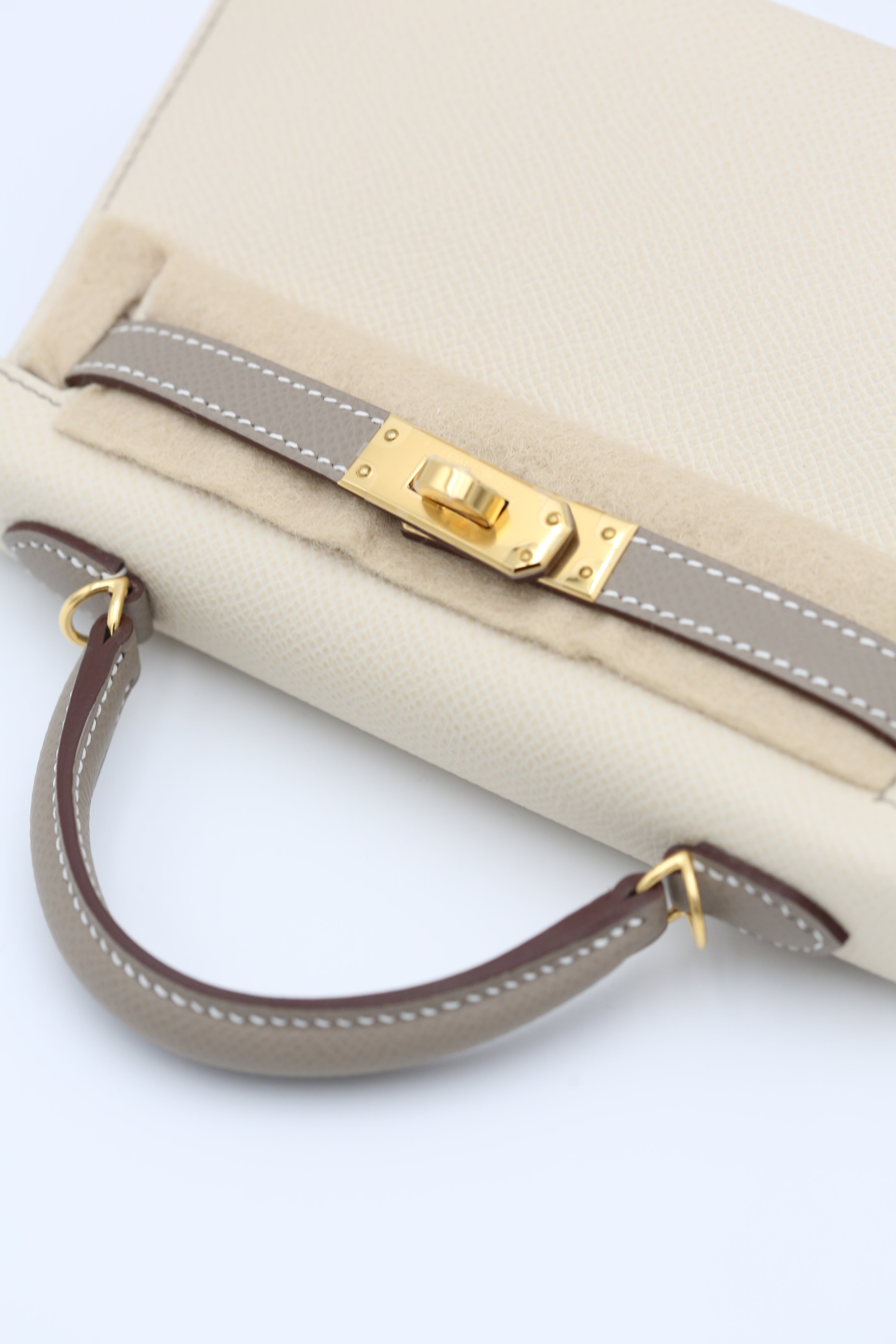 HERMÈS MINI KELLY II BEIGE