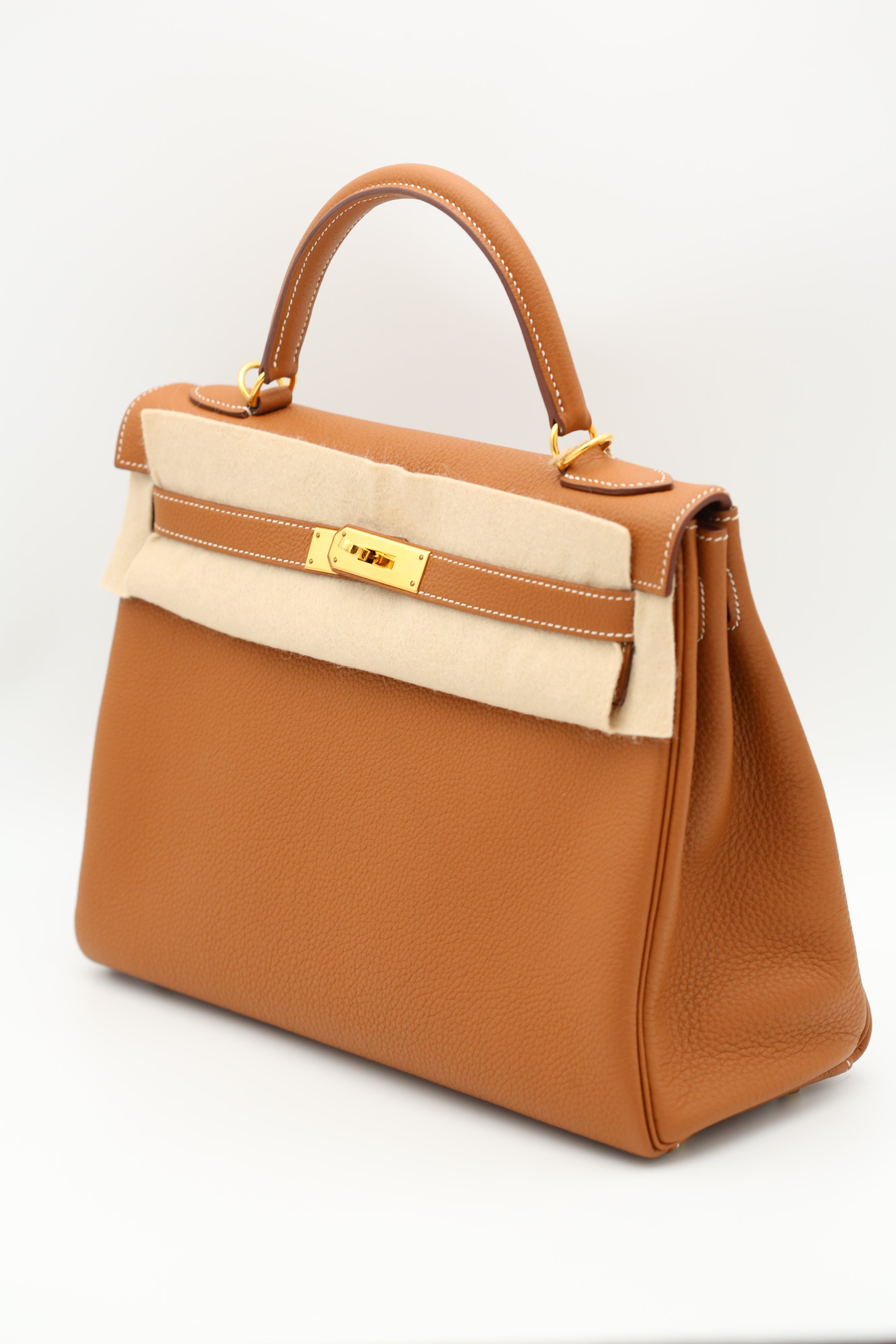 HERMÈS Kelly 32 Gold