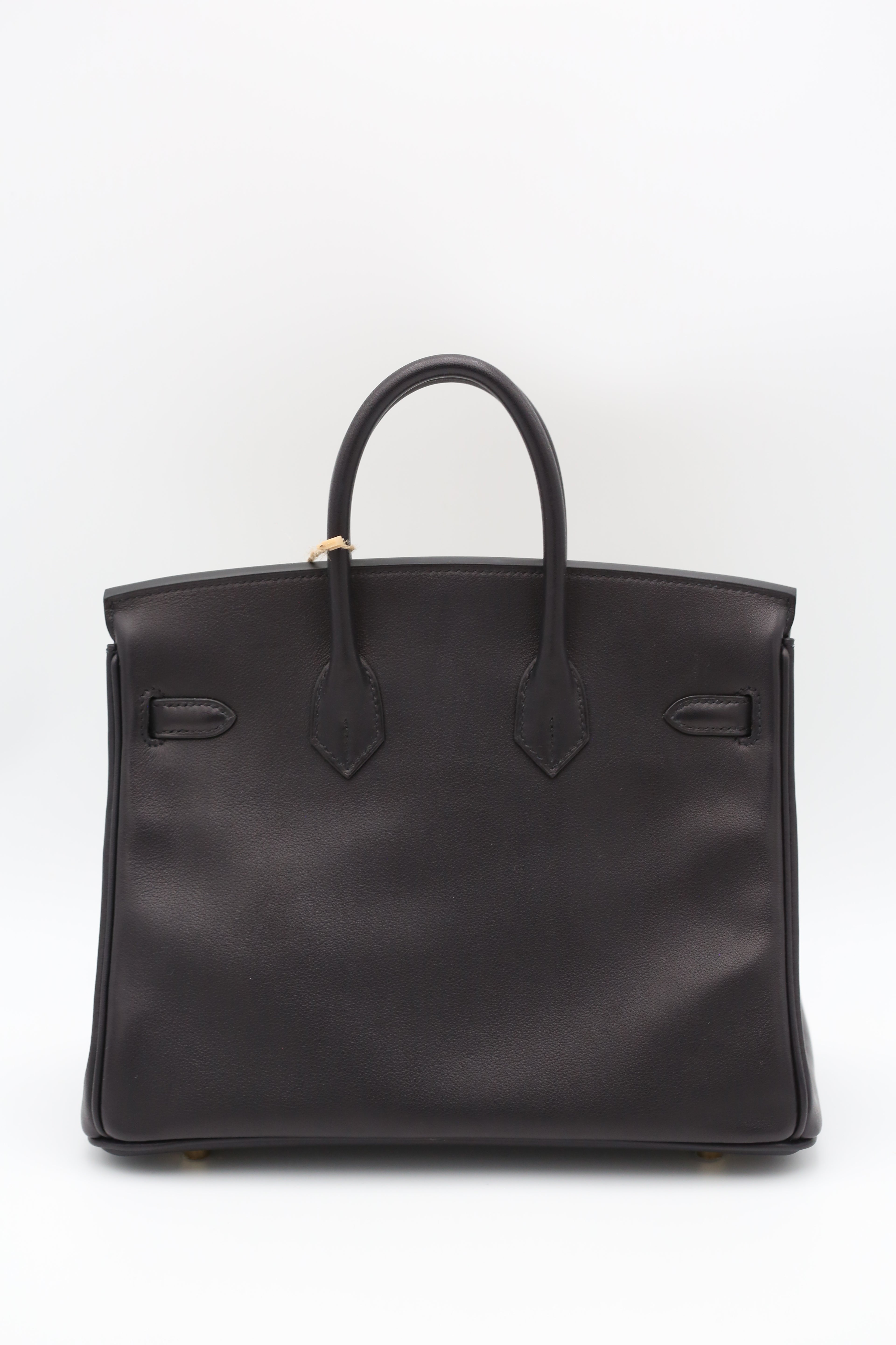 HERMÈS BIRKIN25 NOIR VALUPTE GOLF HARDWARE K STAMP