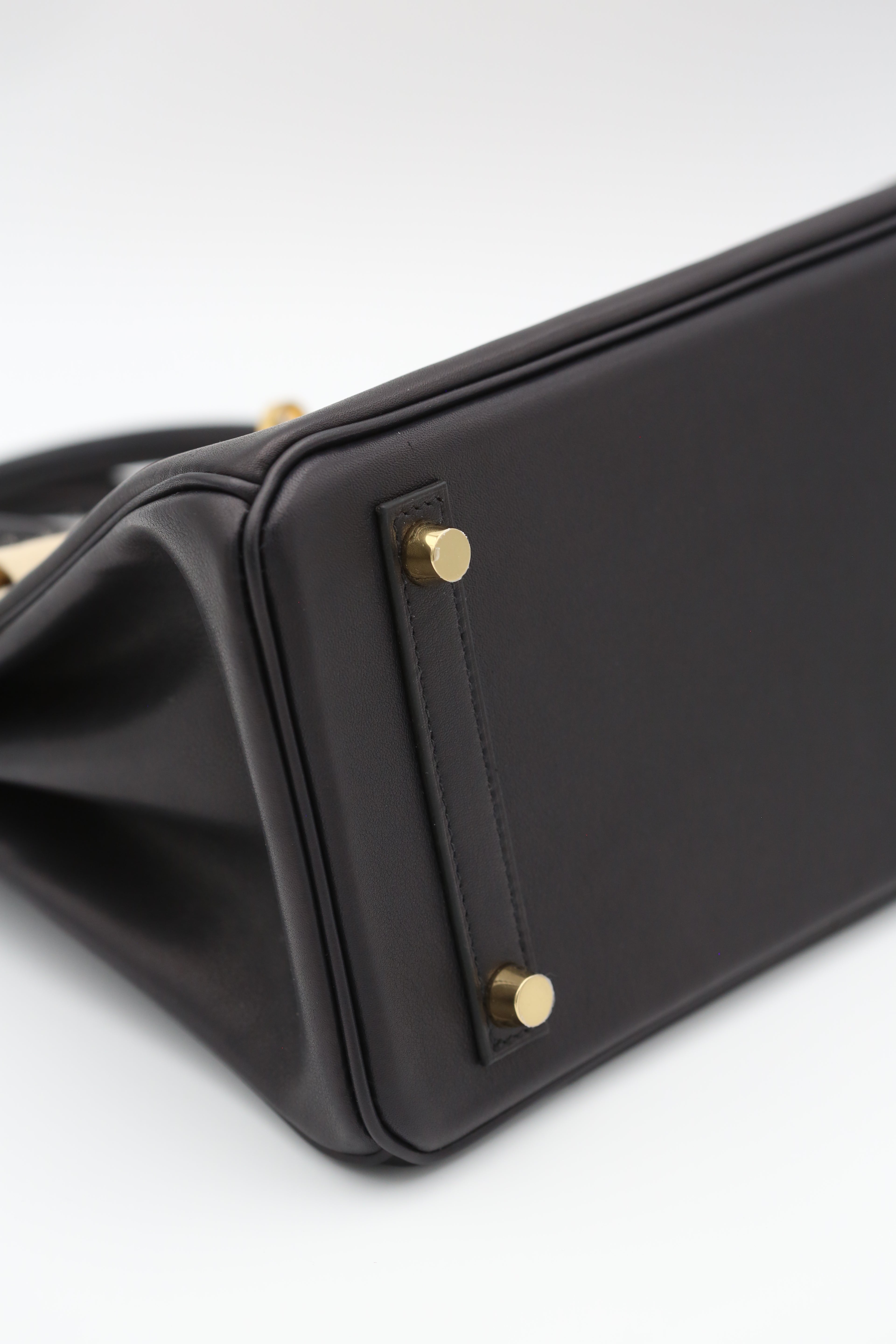 HERMÈS BIRKIN25 NOIR VALUPTE GOLF HARDWARE K STAMP